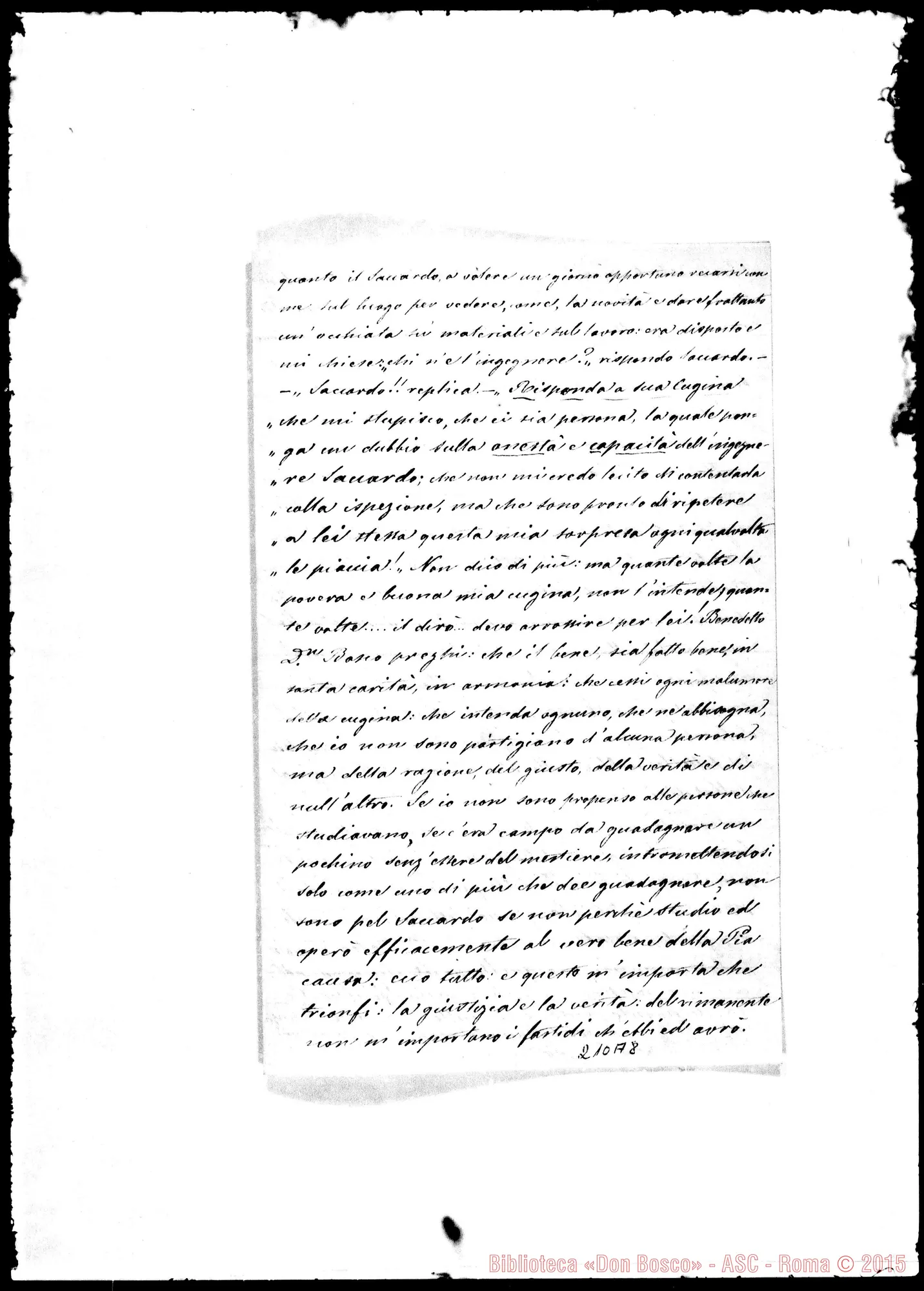 Fotogramma A 8 — Eben Kofler-Molto Rev.do Padre