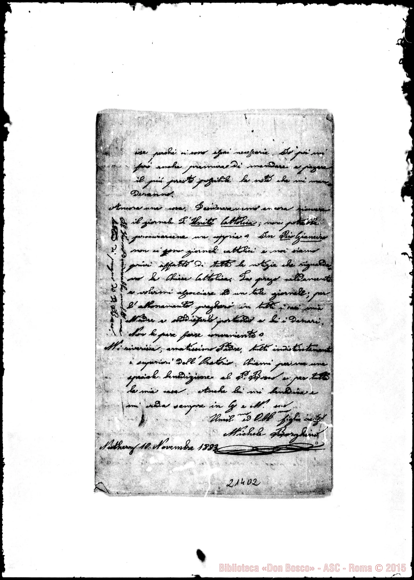 Fotogramma D 2 — Michele Borghino-Cagliero