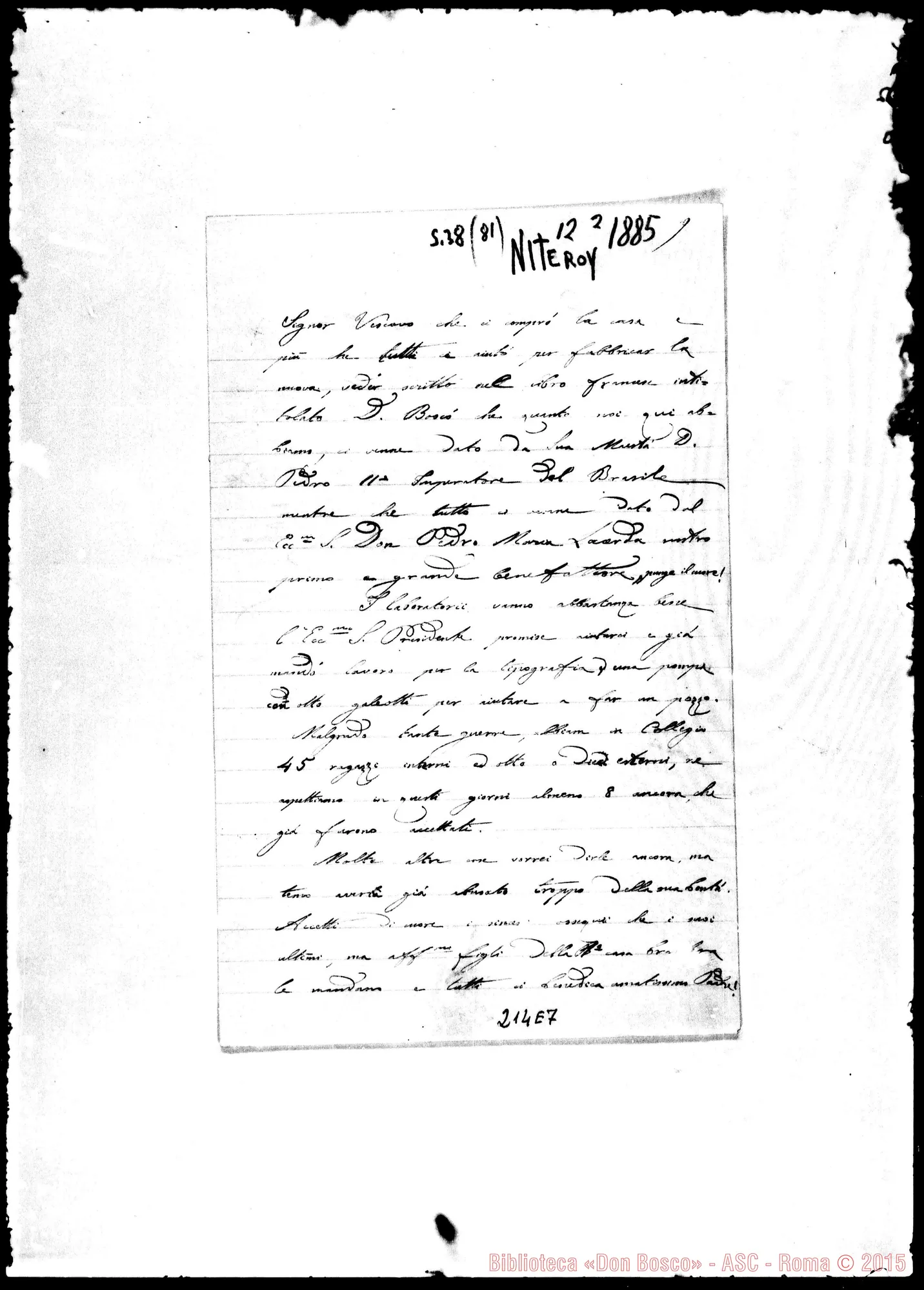 Fotogramma E 7 — Carlo Giacomo Peretto-Bosco