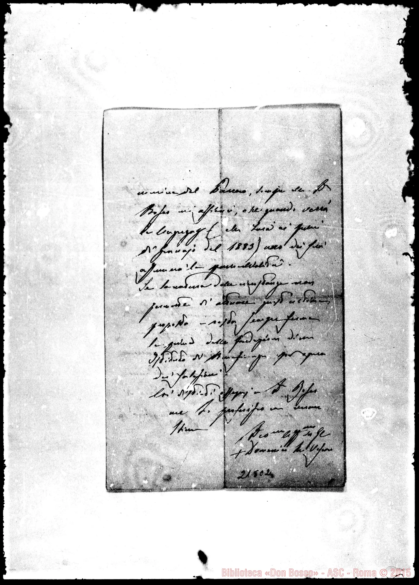 Fotogramma C 2 — Villa Domenico-Carissimo E Rev.mo