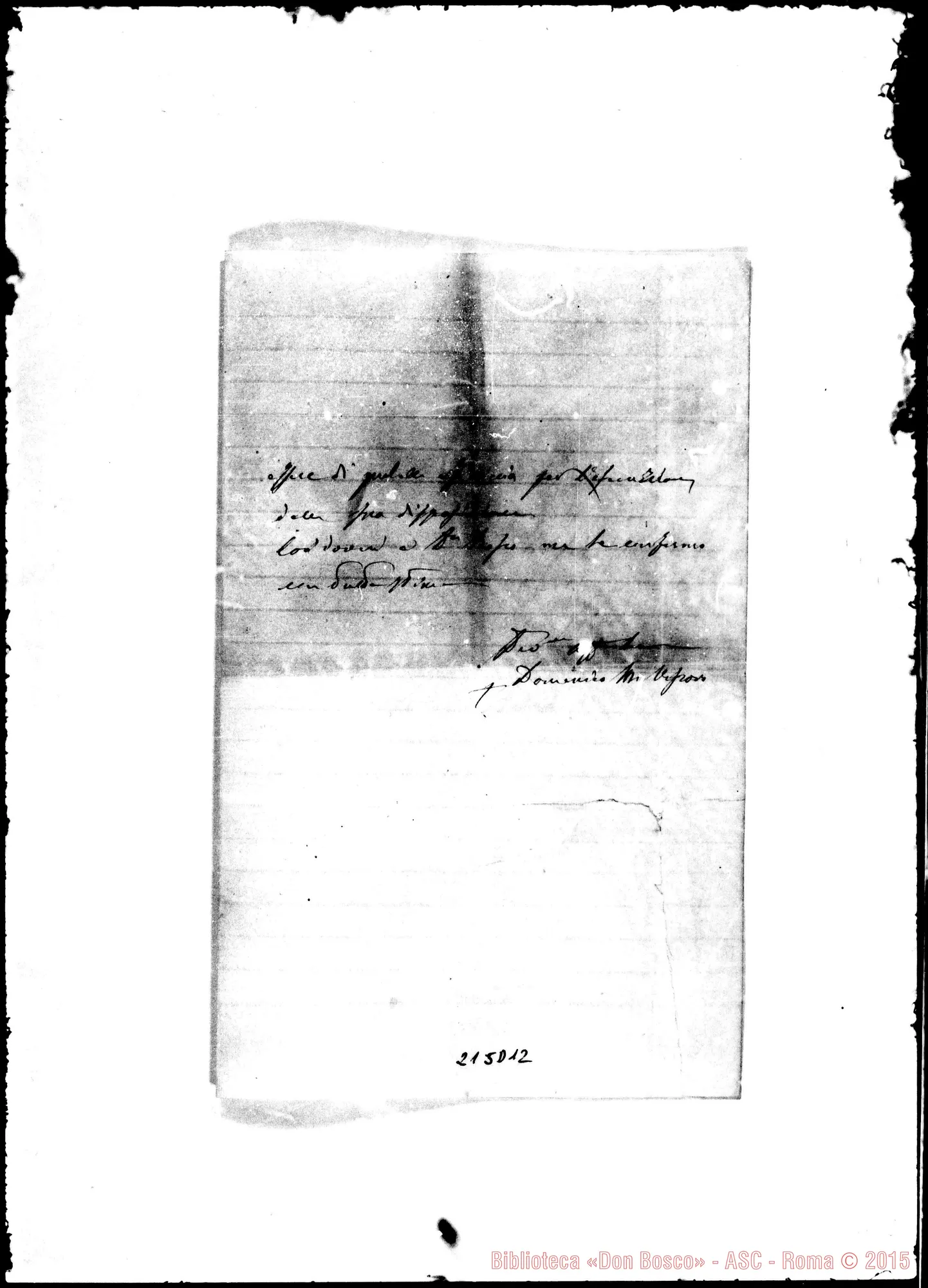 Fotogramma D 12 — Villa Domenico-Durando