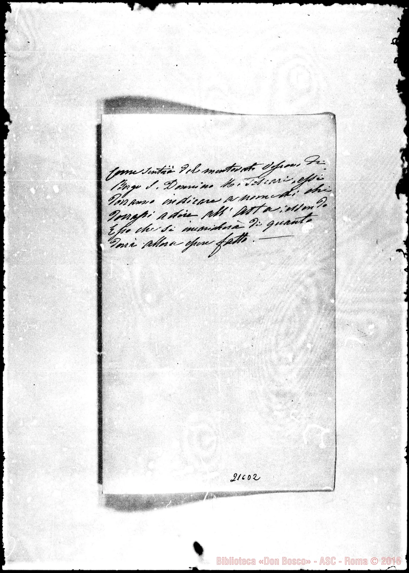 Fotogramma D 2 — Zambeccari-N.N.