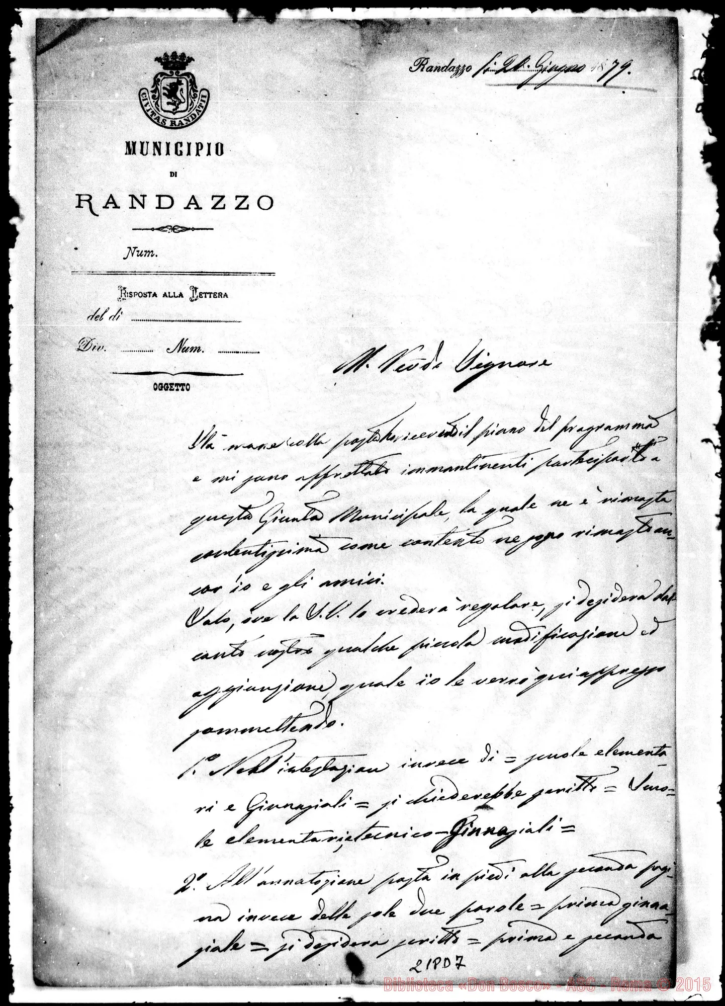 Fotogramma D 7 — Fisauli-Molto Rev.do Sig.