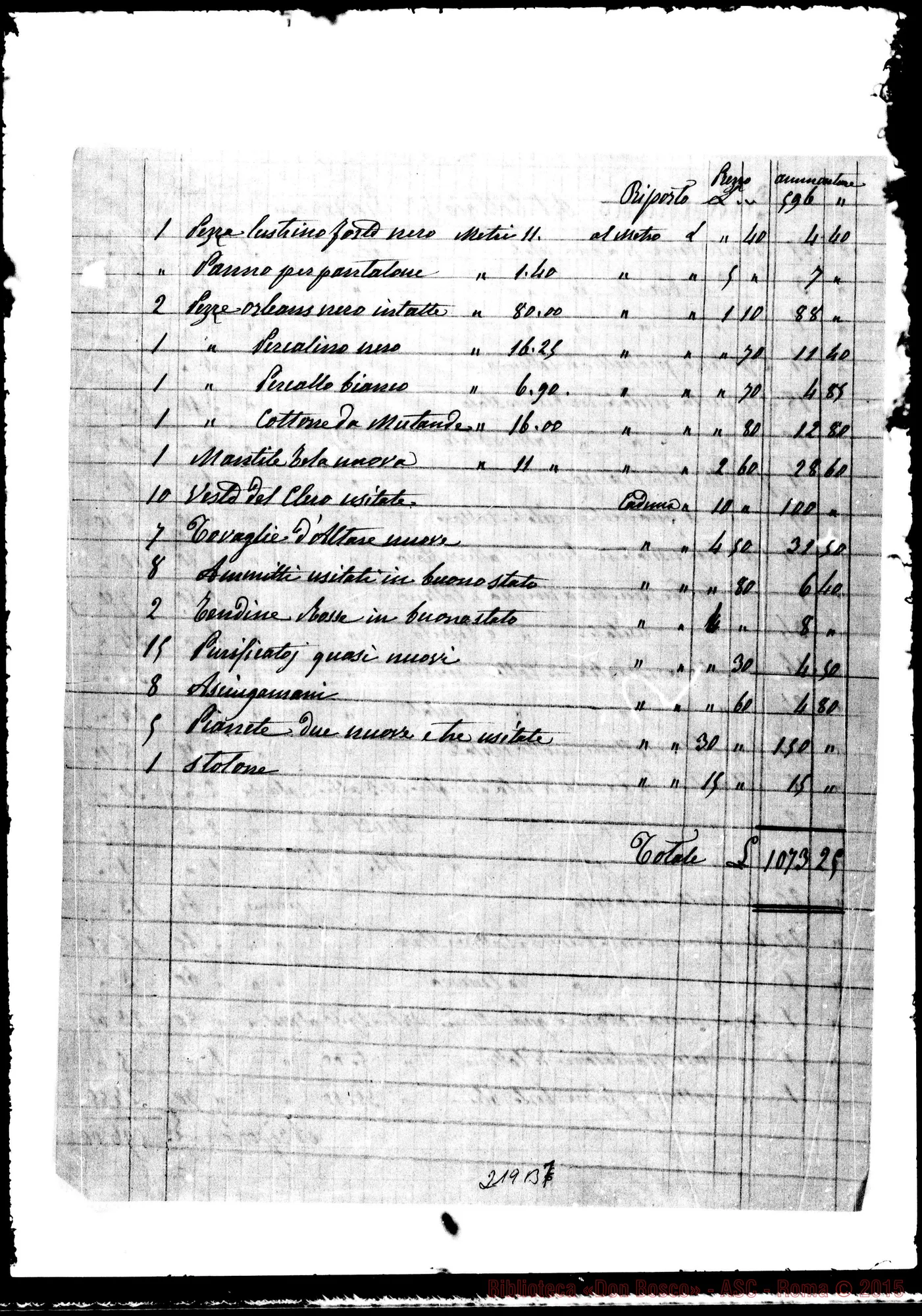 Fotogramma B 7 — Inventario del Collegio di Randazzo