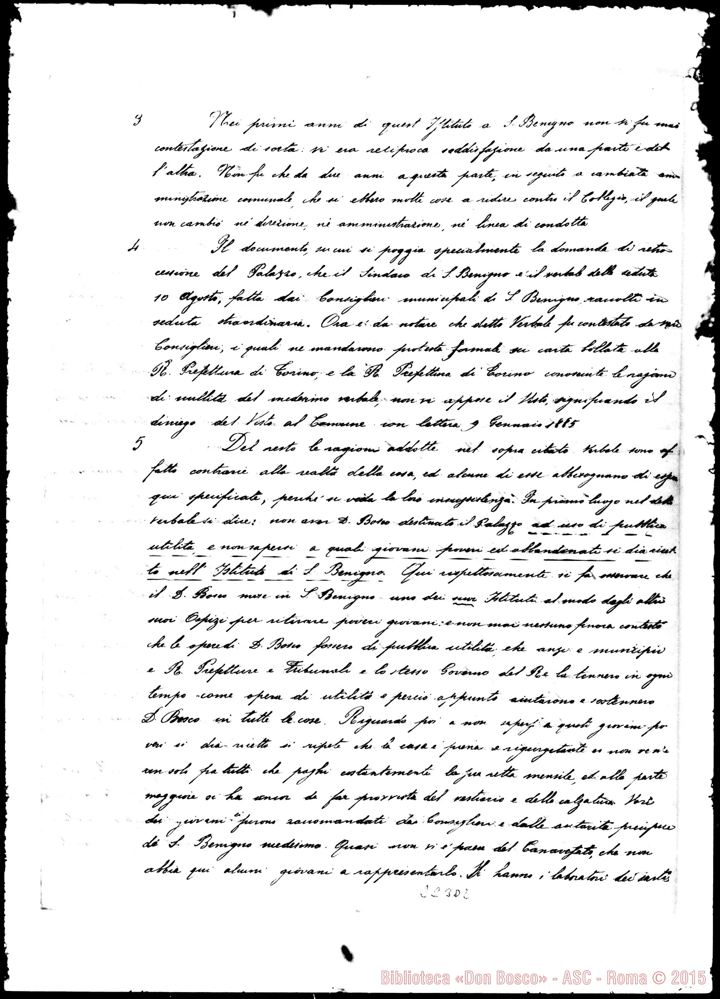 Fotogramma D 2 — Note spiegative …palazzo abbaziale…