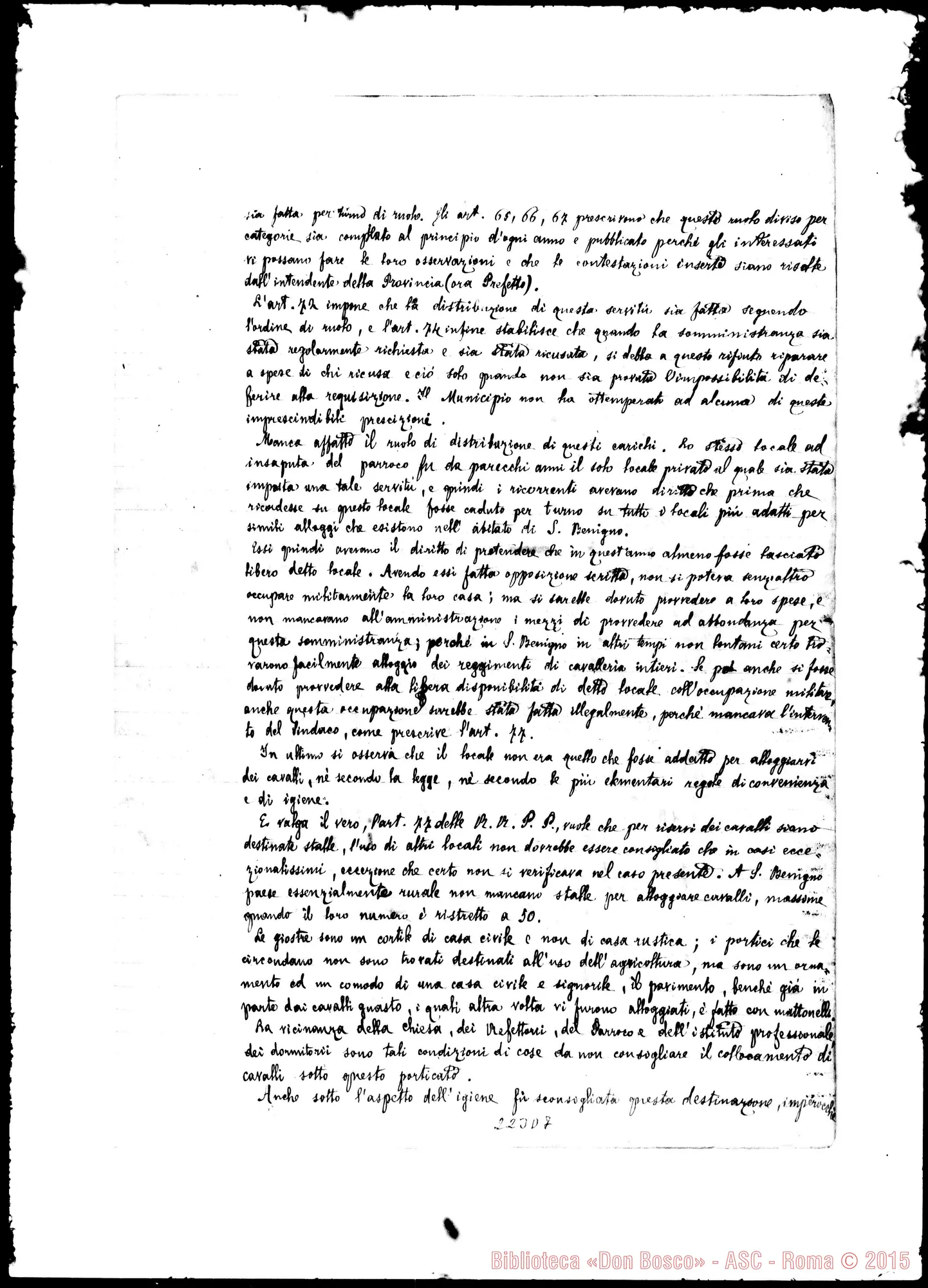 Fotogramma D 7 — A Sua Eccelenza il Ministro deH’Interno. Copia