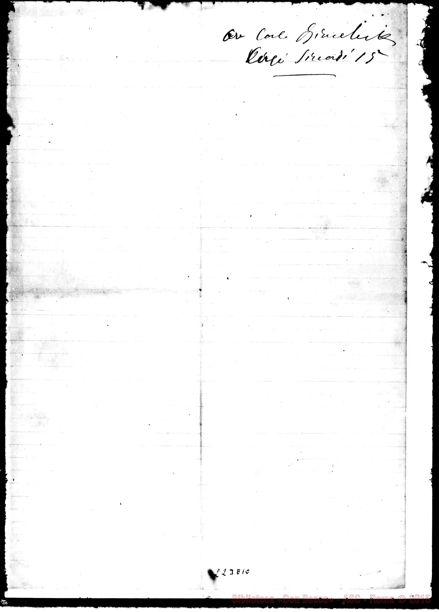 Fotogramma E 10 — Dichiarazione…