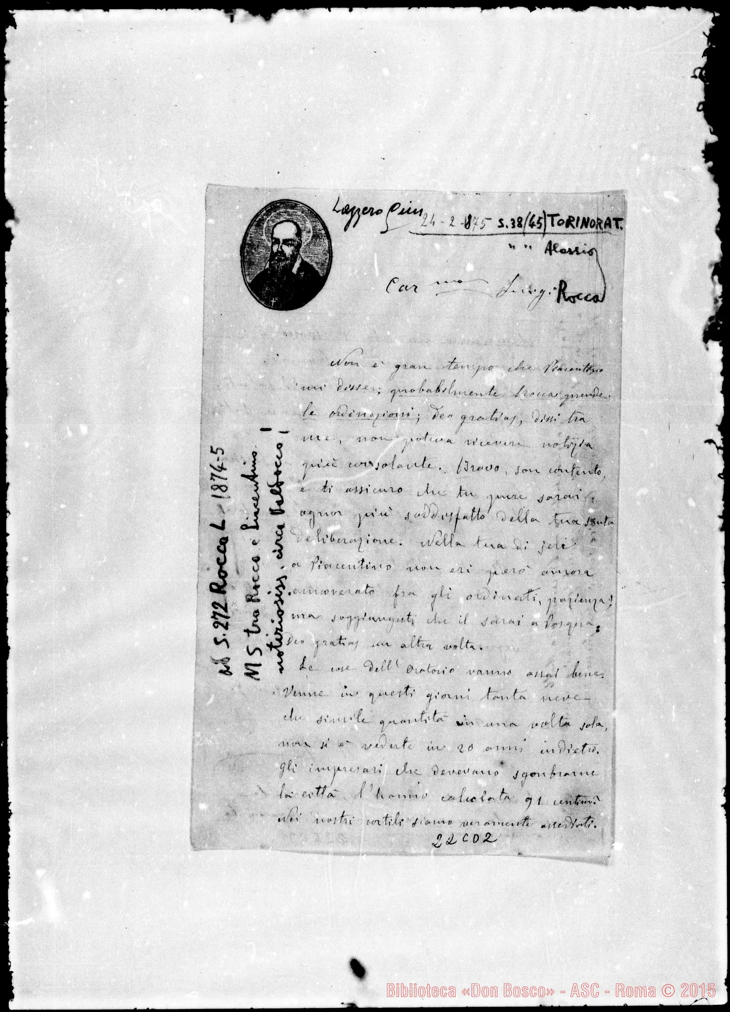 Fotogramma D 2 — Lazzero-Rocca