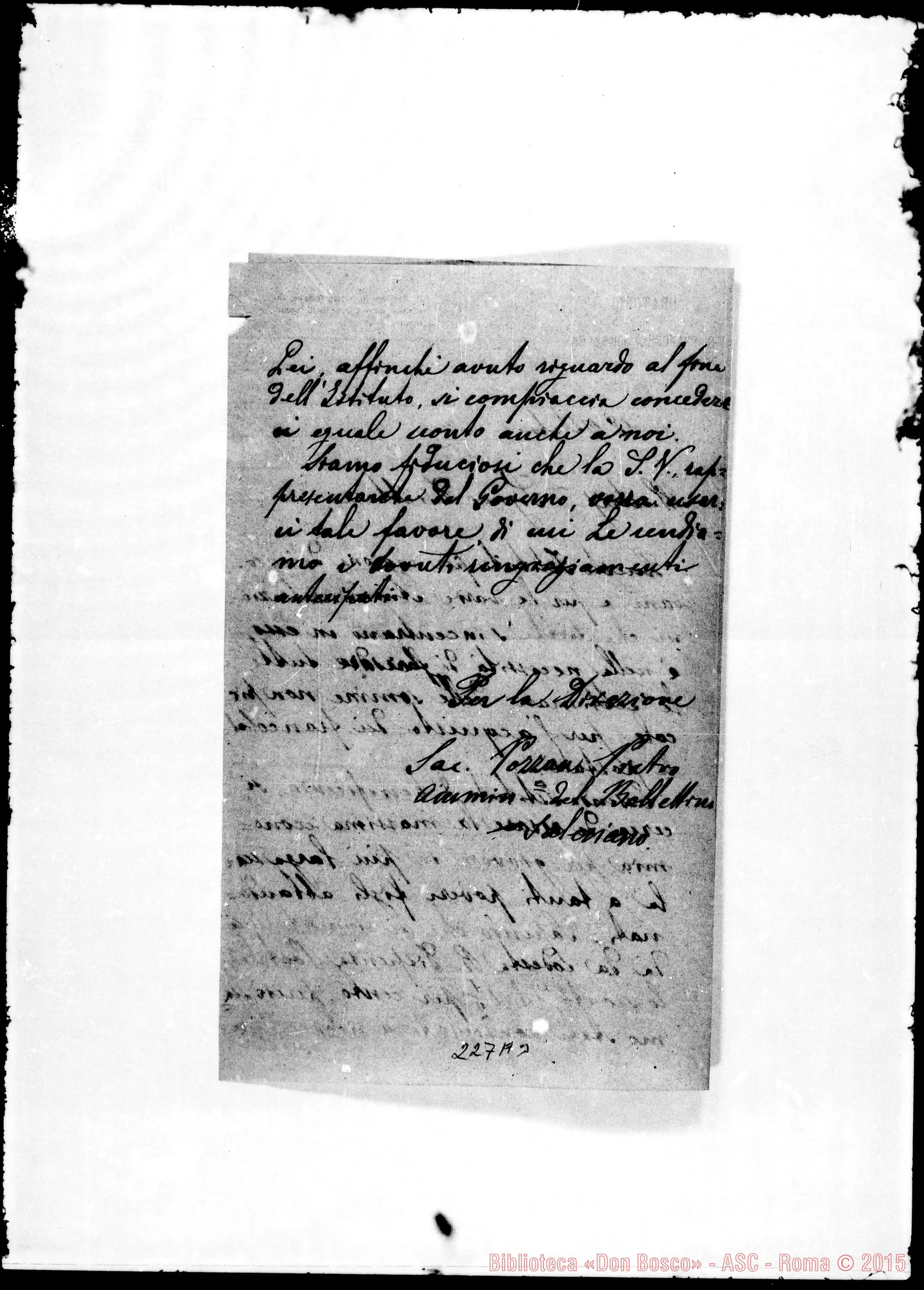 Fotogramma A 3 — Pozzan Pietro-Direttore