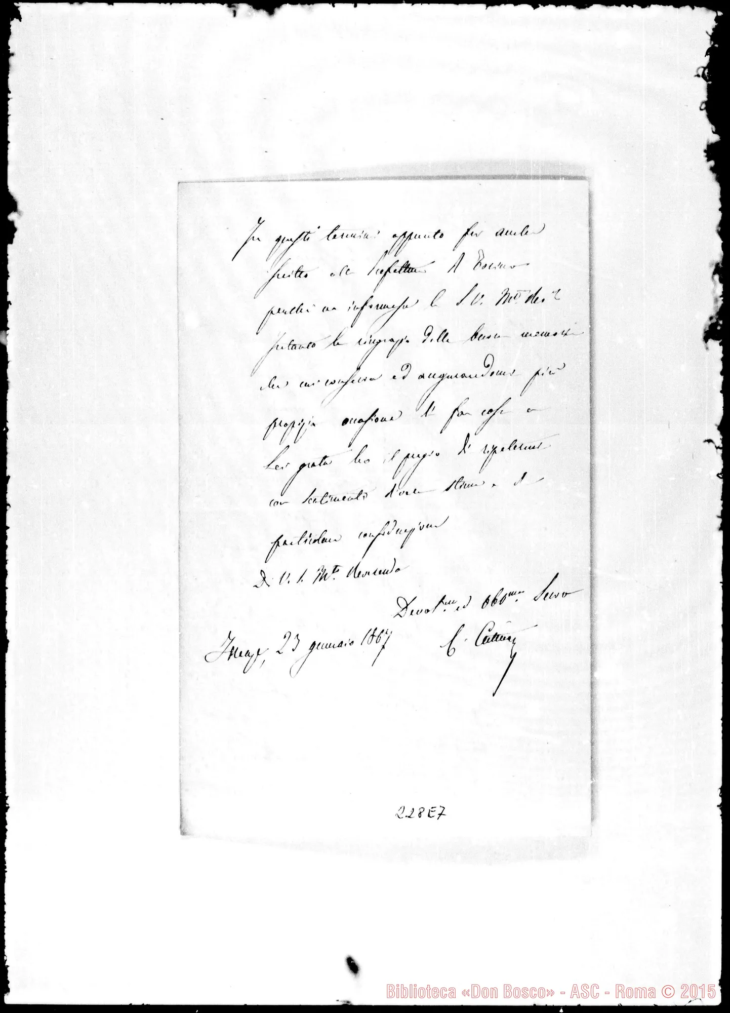 Fotogramma E 7 — Ministero Finanze, Cuttica-Molto Rev.do Sig.