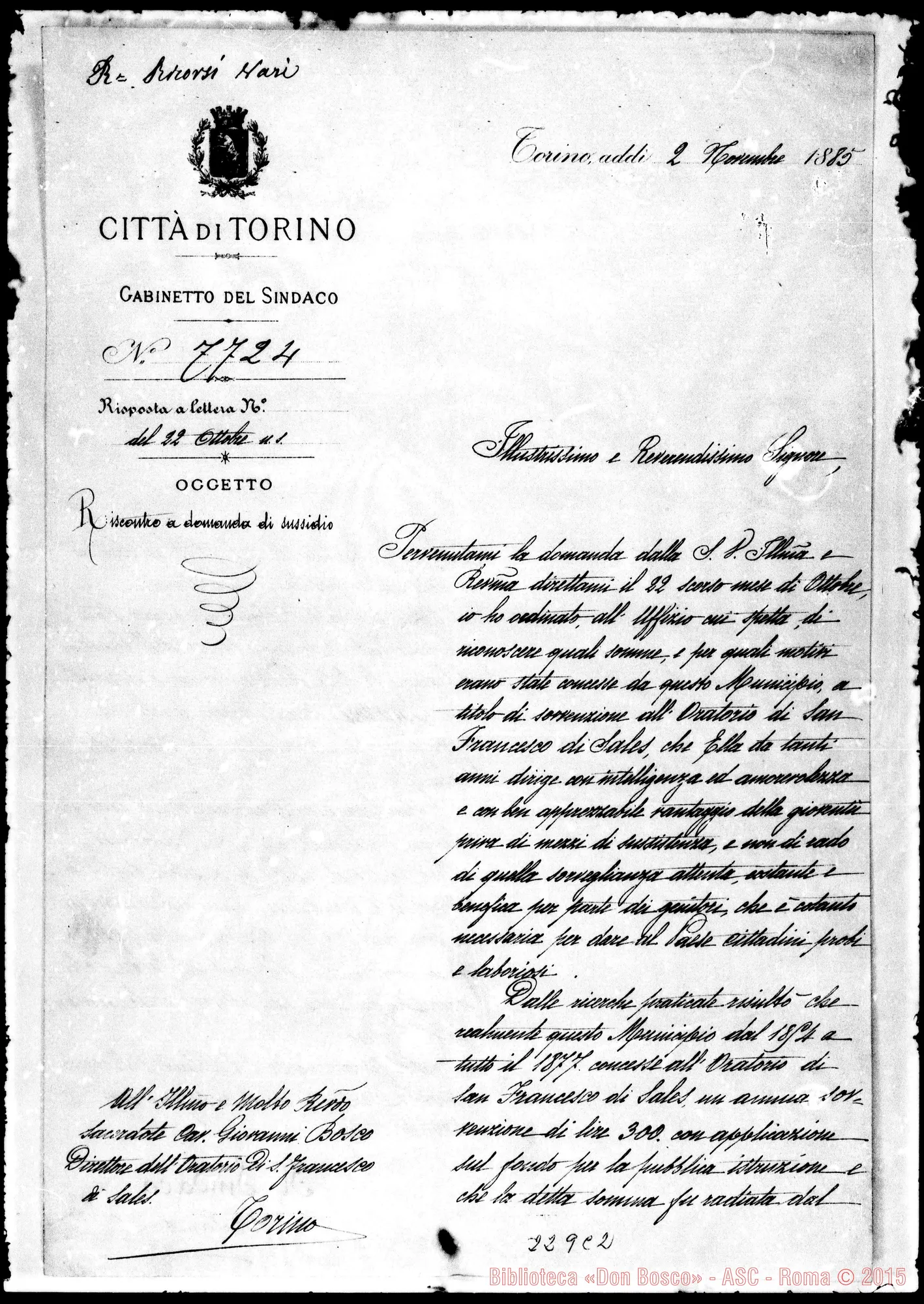 Fotogramma C 2 — Sindaco Torino-Bosco