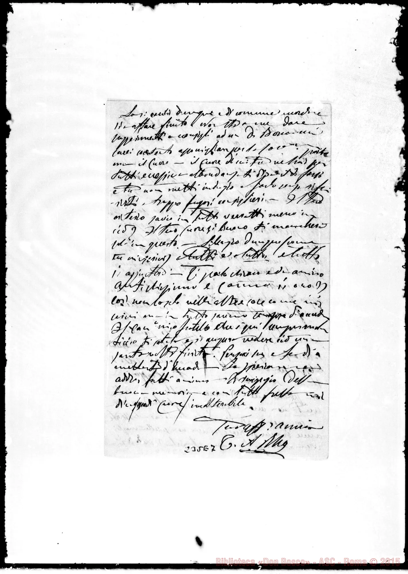 Fotogramma E 7 — Rho-Amico sempre carissimo