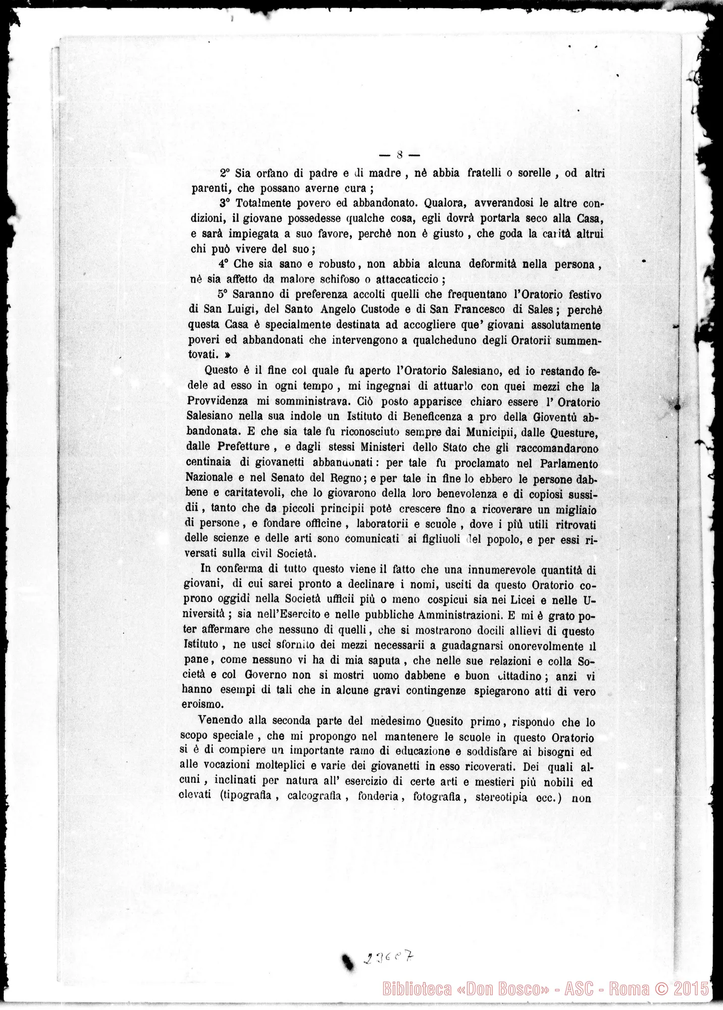Fotogramma C 7 — Eccellentissimo Consiglio di Stato-Bosco. Stampato