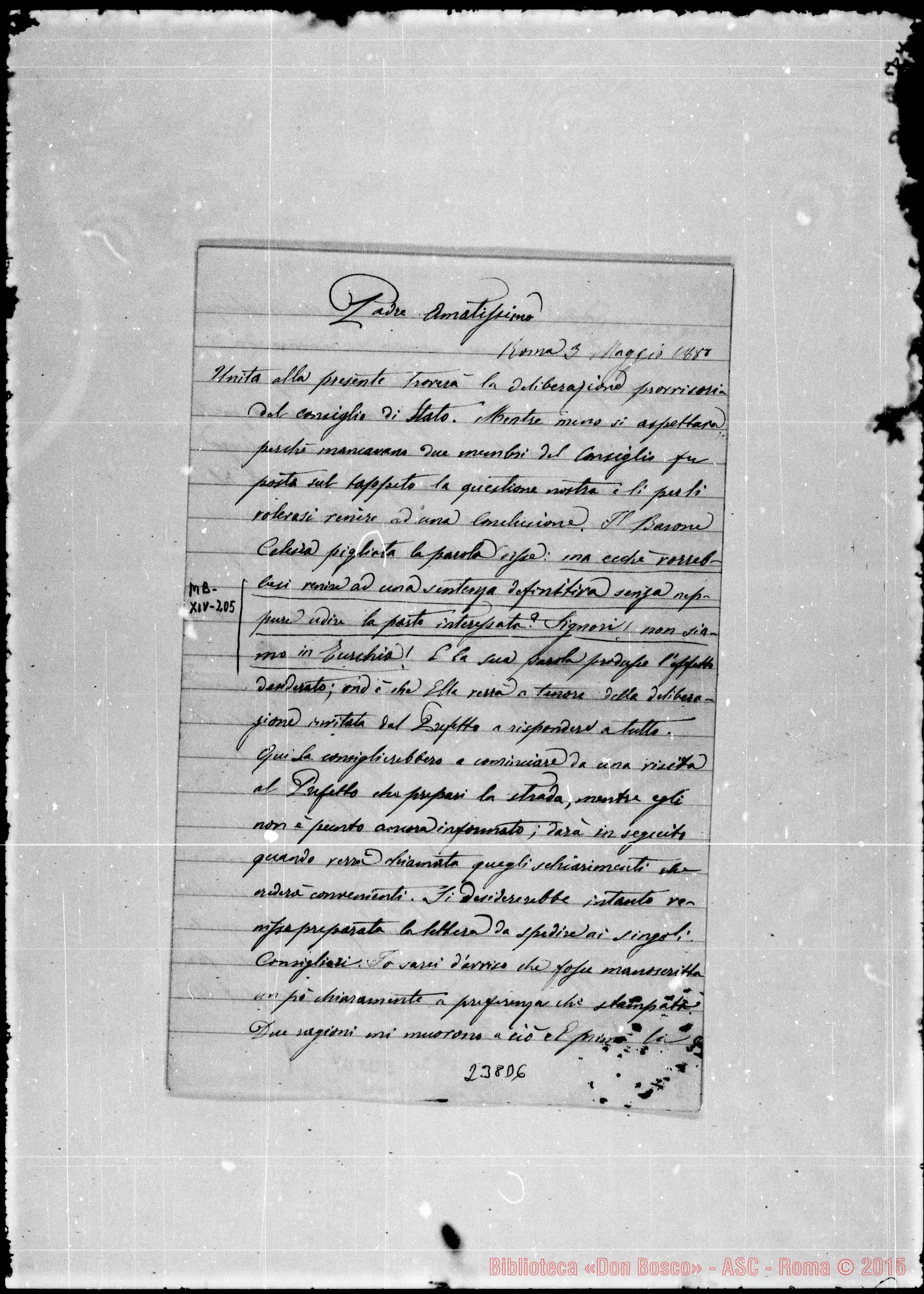 Fotogramma D 6 — Dalmazzo-Padre Amatissimo