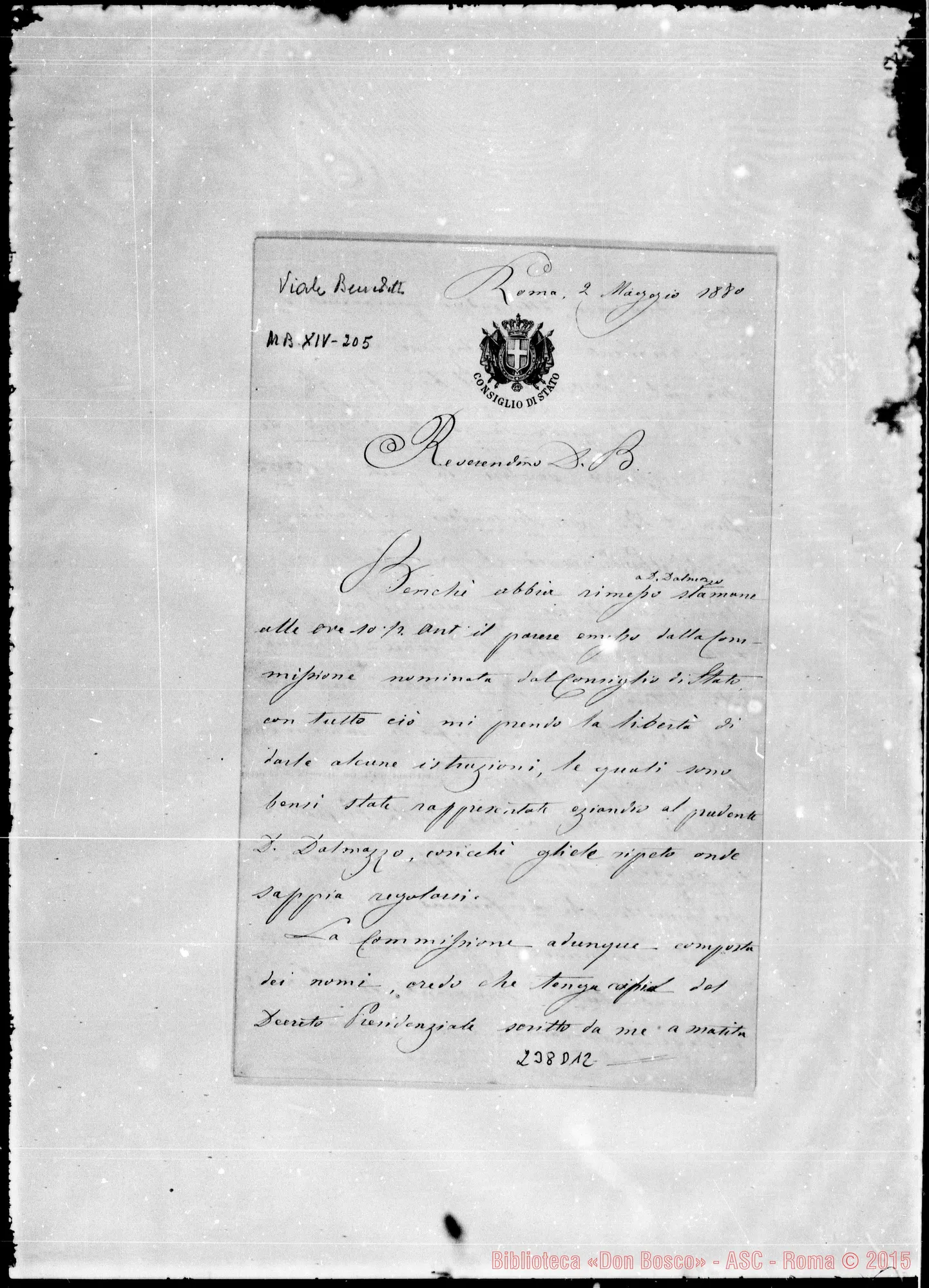 Fotogramma D 12 — Viale Benedetto-Bosco