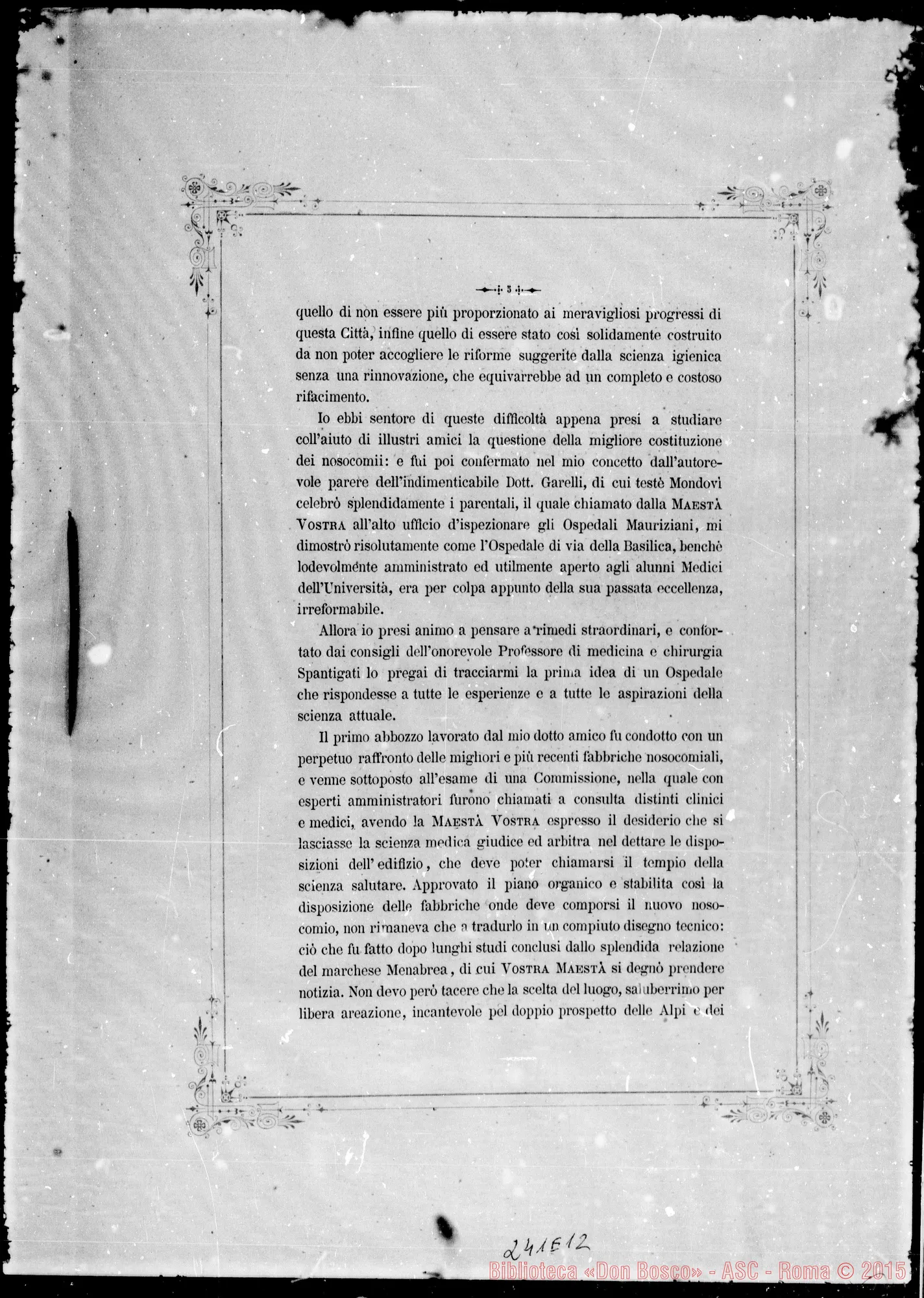 Fotogramma E 12 — Parole indirizzate A Sua Maestà… Stampato