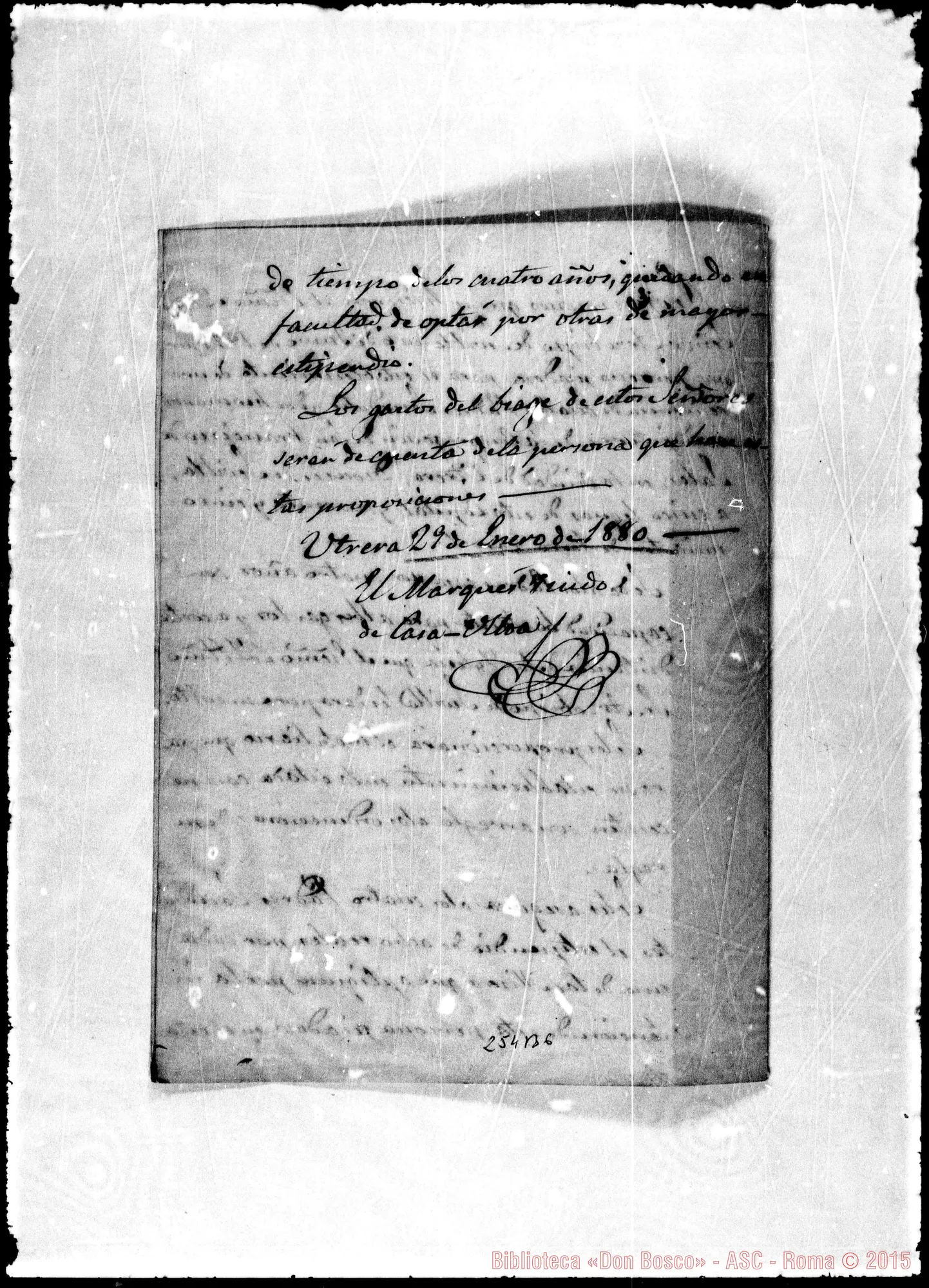 Fotogramma B 6 — Marqués de Casa Ulloa: Proposiciones