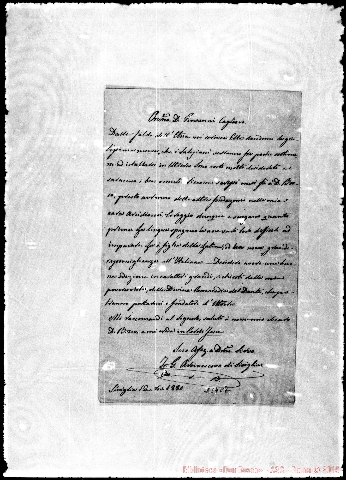 Fotogramma C 7 — Arcivesc. Siviglia-Cagliero