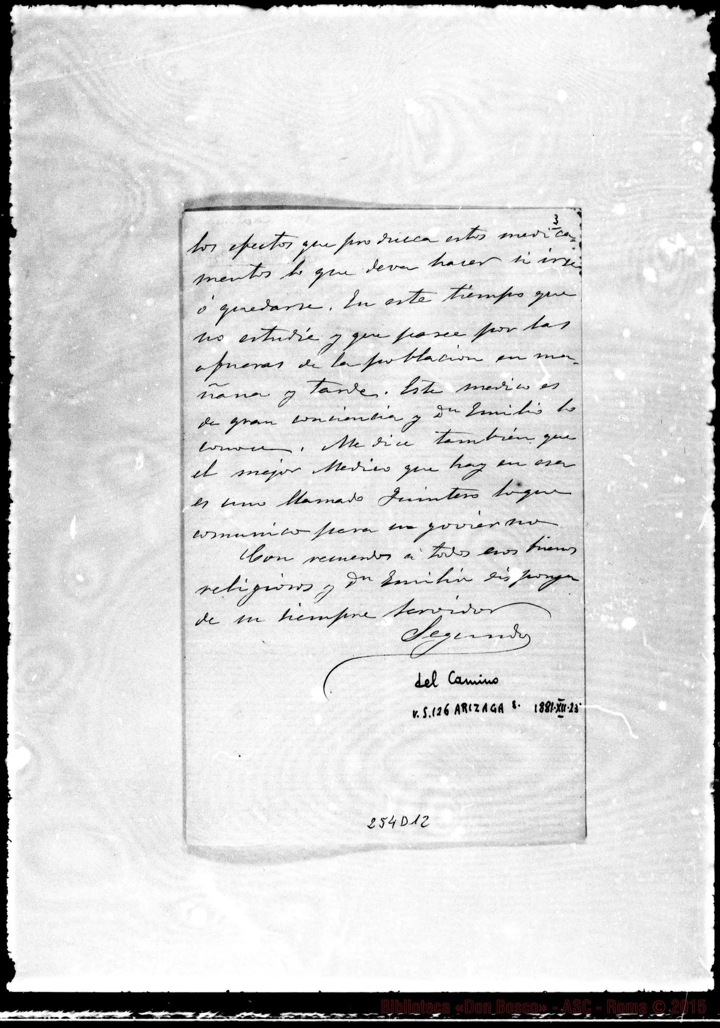 Fotogramma D 12 — Segundo-Branda