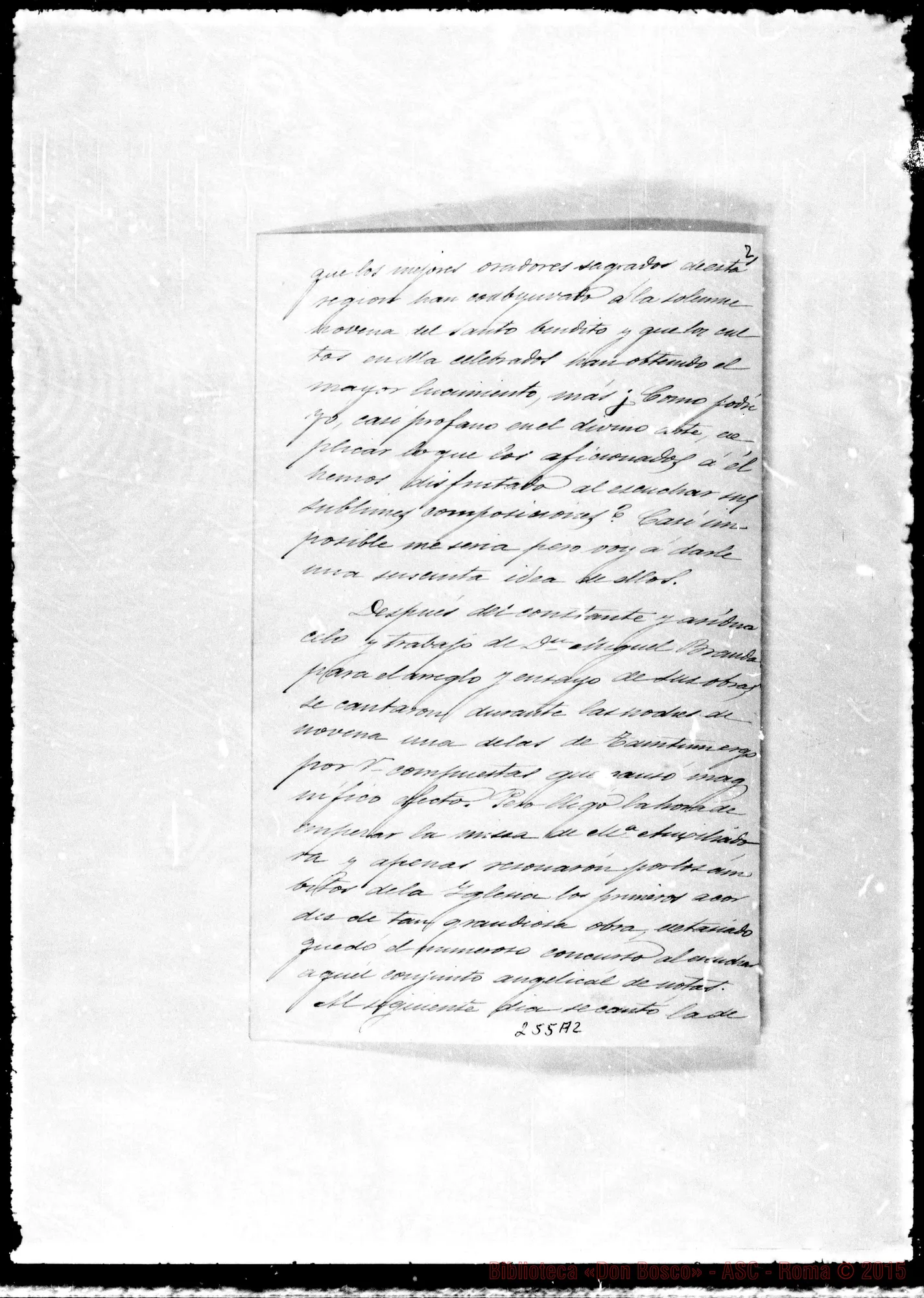 Fotogramma A 2 — Juan del Rio-Cagliero