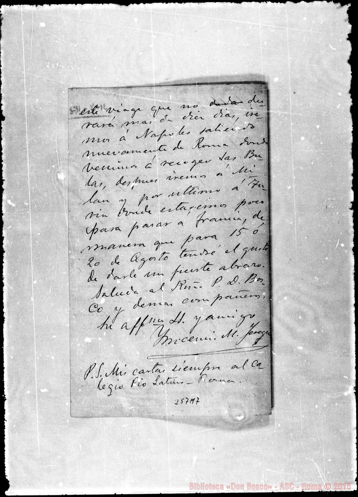 Fotogramma A 7 — Inocencio M. Yeregui-Cagliero