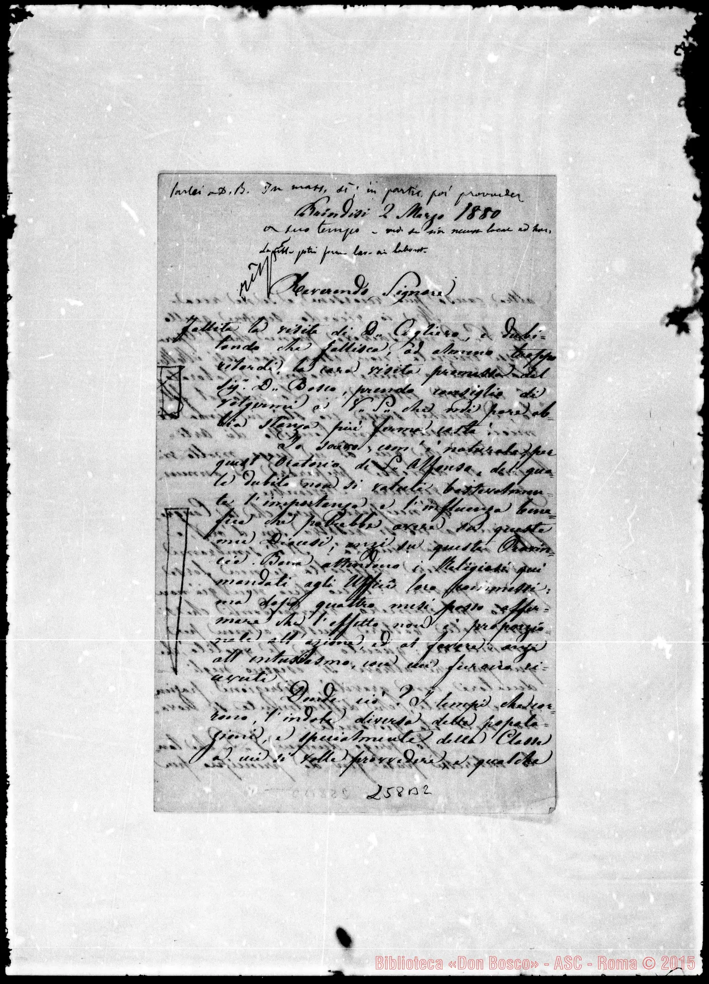 Fotogramma B 2 — Luigi Maria, arciv.-Rua