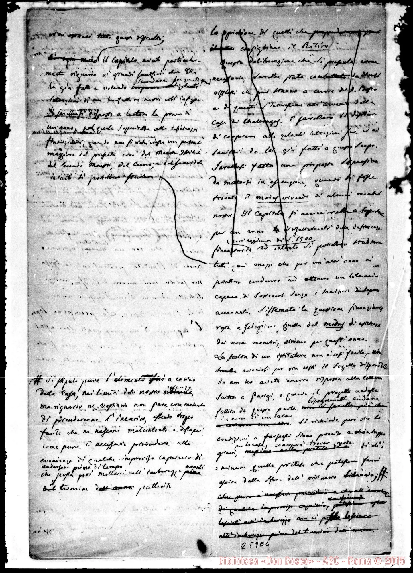 Fotogramma E 4 — Minuta di lettera Cays-Dupraz