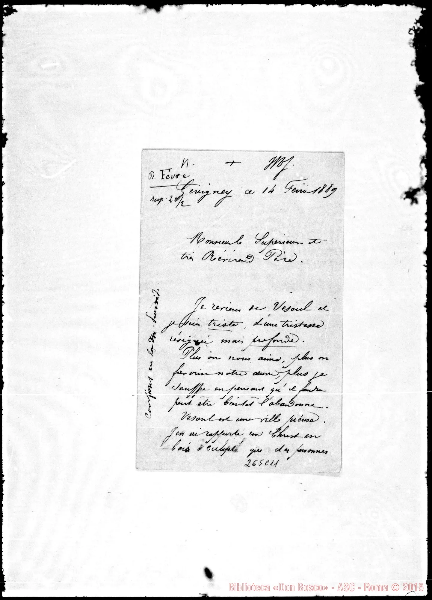 Fotogramma C 11 — J.B. Fevre-Révérend Père
