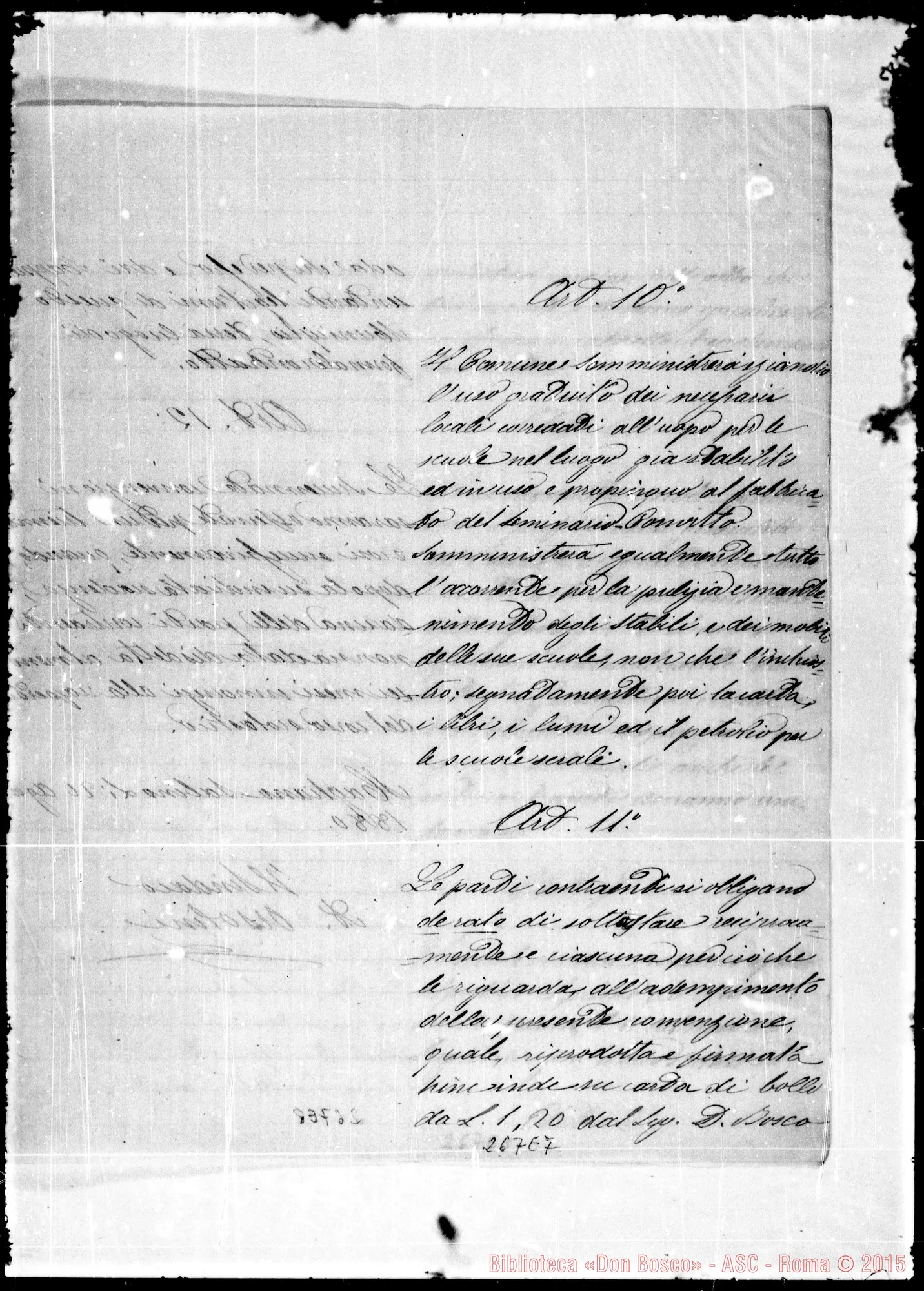 Fotogramma E 7 — Sindaco Orsolini: Convenzione