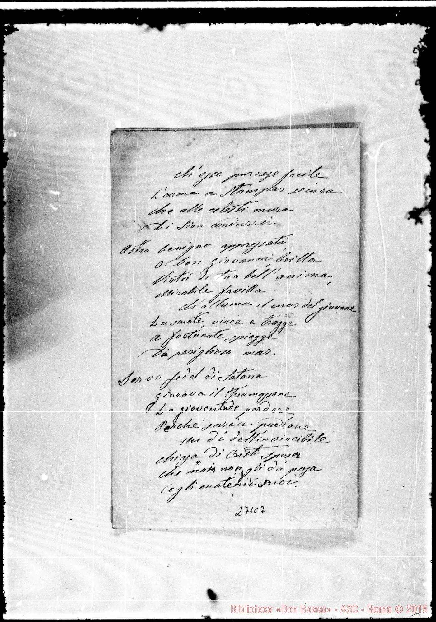Fotogramma C 7 — Poesie