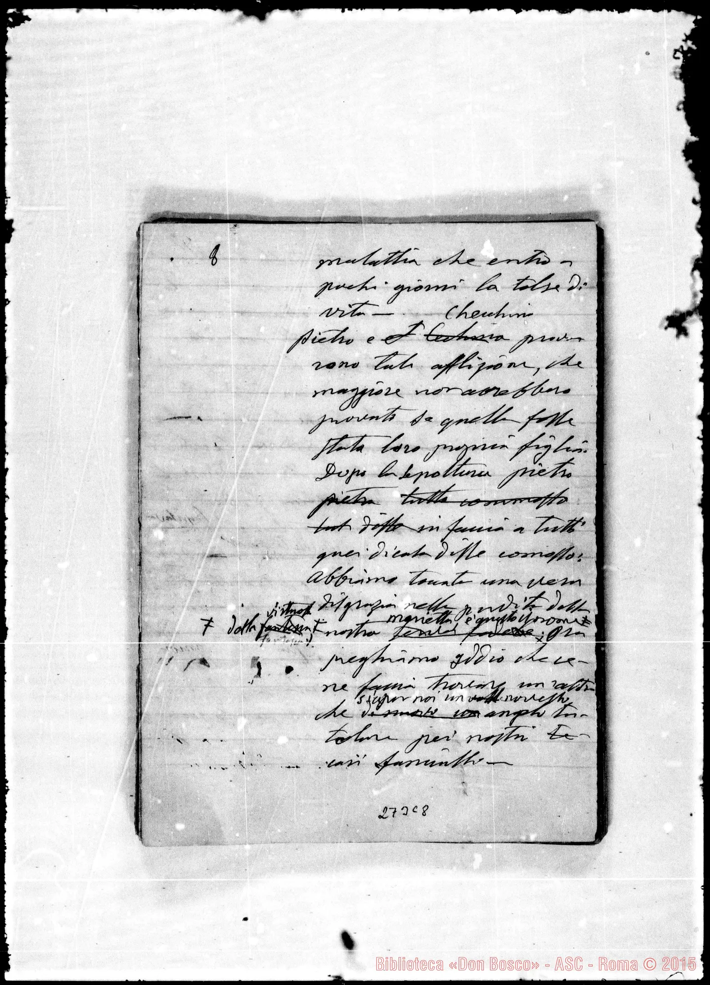 Fotogramma C 8 — Angelina, ossia, l’orfanella degli appenini. Ms. Bosco