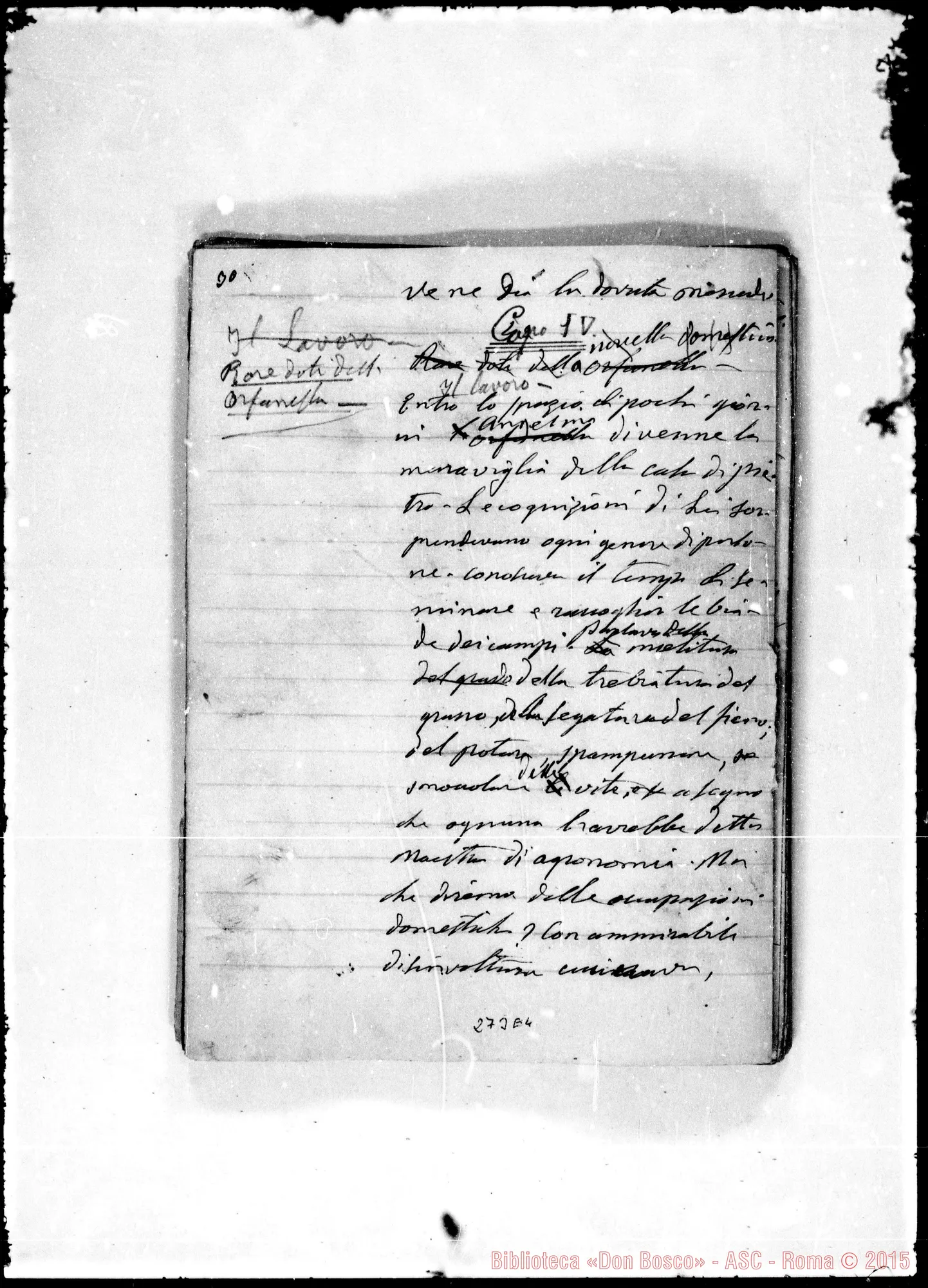 Fotogramma E 4 — Angelina, ossia, l’orfanella degli appenini. Ms. Bosco