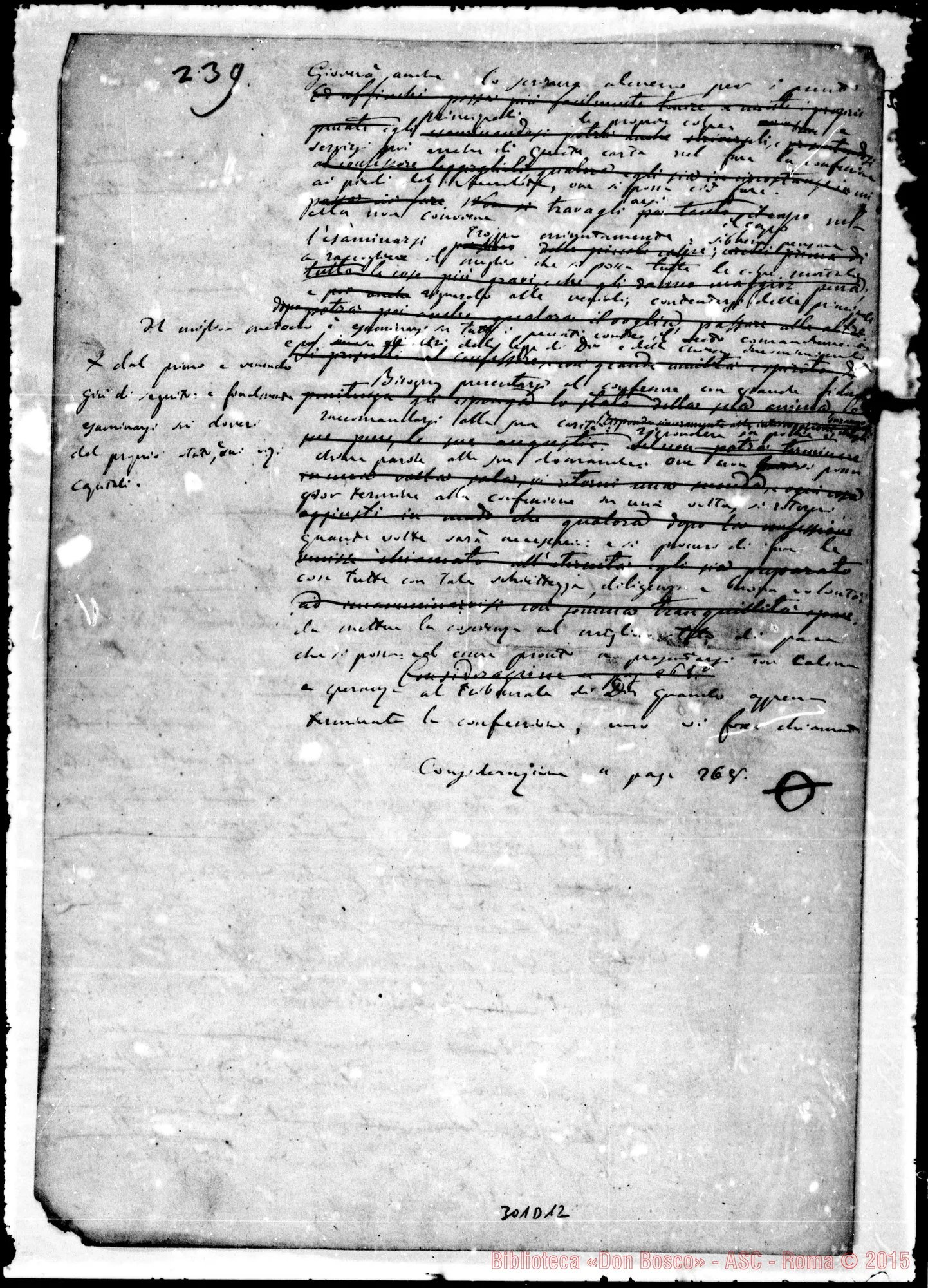 Fotogramma D 12 — Cattolico Provveduto. Ms. con correz. Bosco