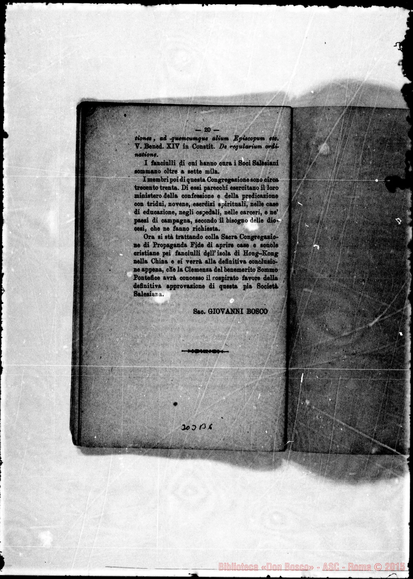 Fotogramma B 6 — Stampato