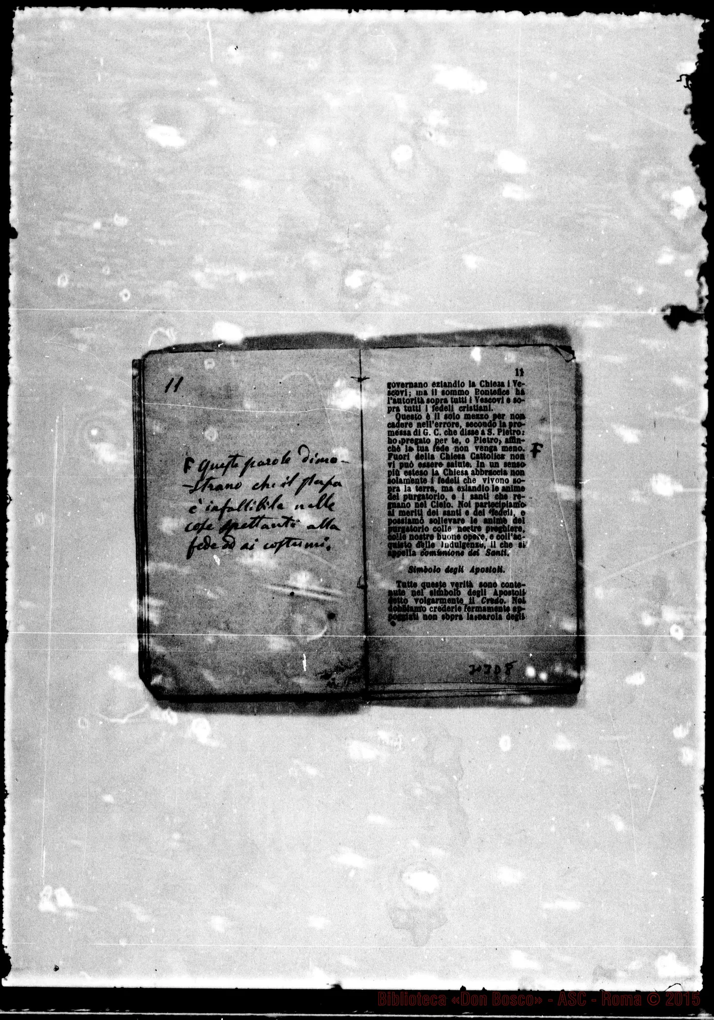Fotogramma D 8 — Bozze per nuova ed. Stampato con correz. Bosco