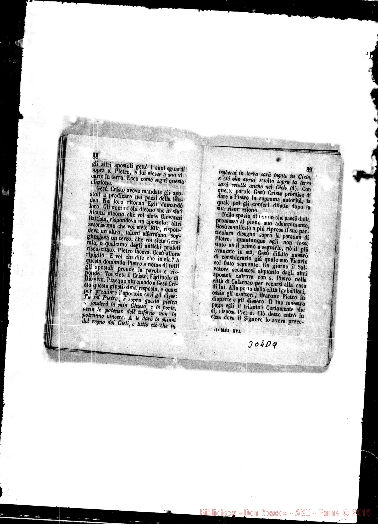 Fotogramma D 9 — Chiesa Cattolica E la sua Gerarchia. Stampato
