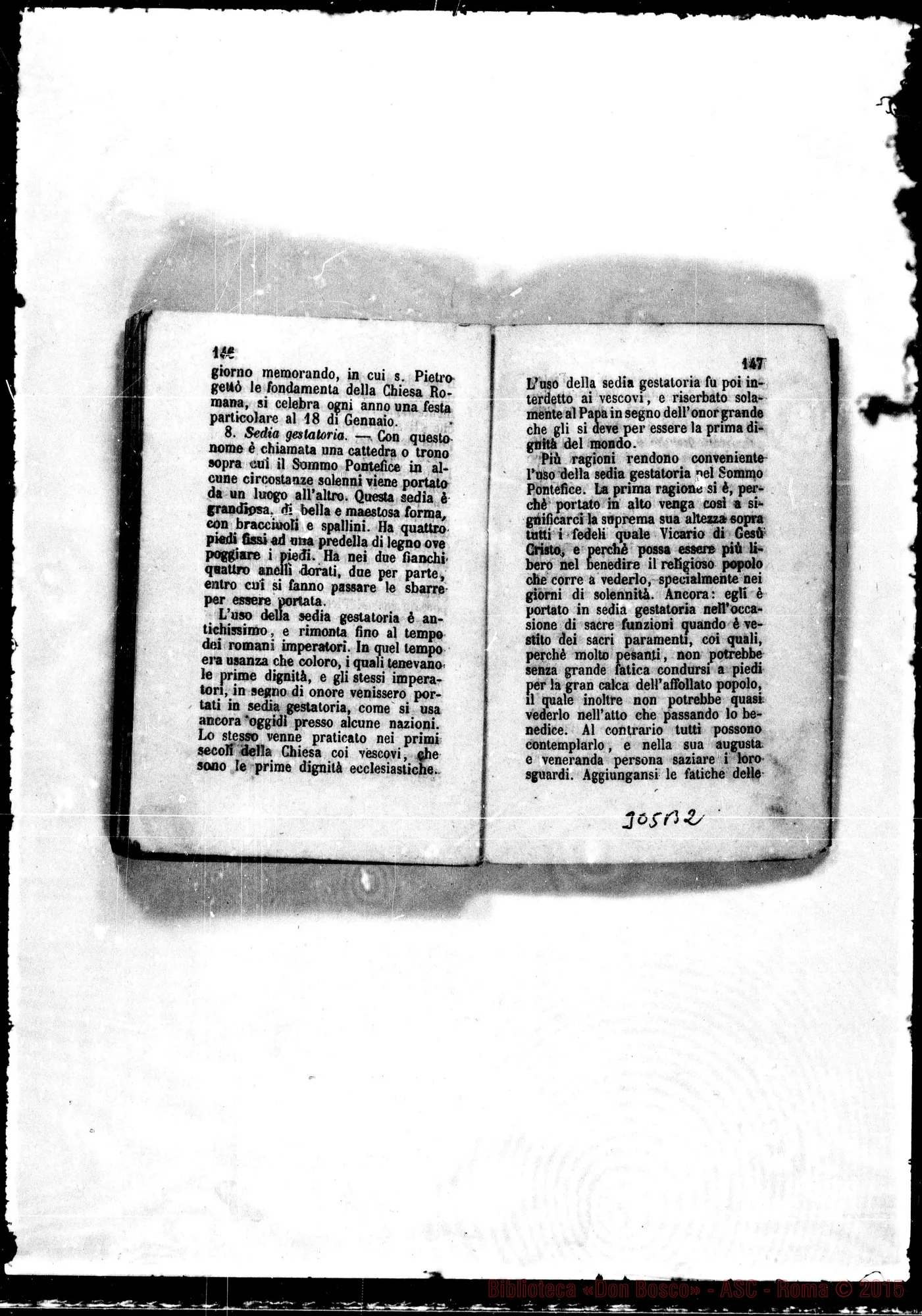 Fotogramma B 2 — Chiesa Cattolica E la sua Gerarchia. Stampato