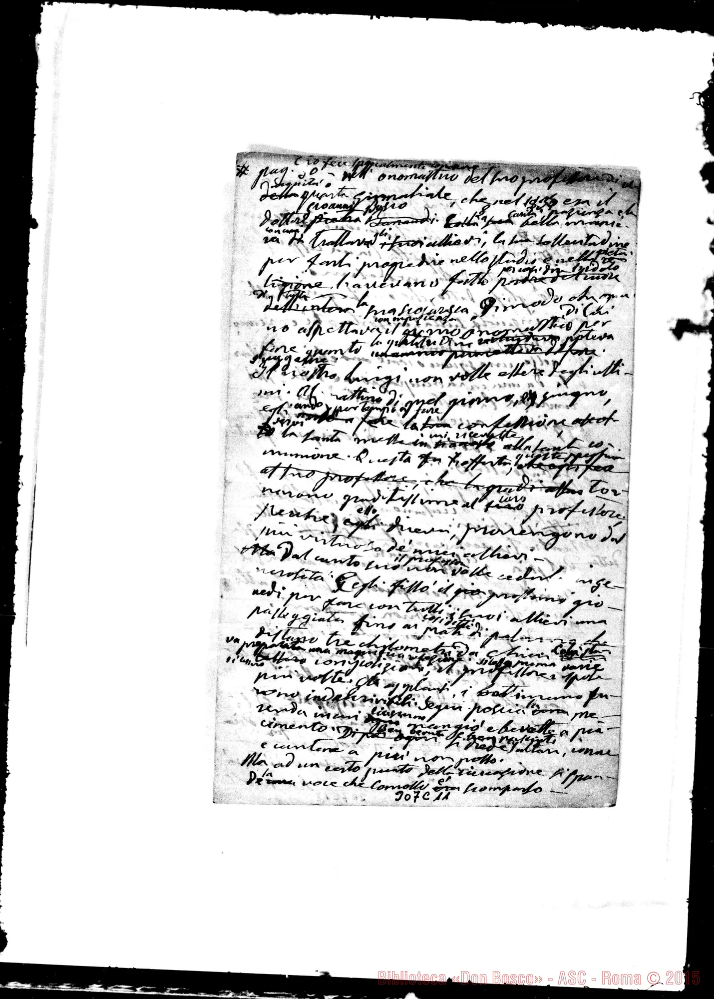 Fotogramma C 11 — Cenni sulla vita…» Bozze con correz. Bosco