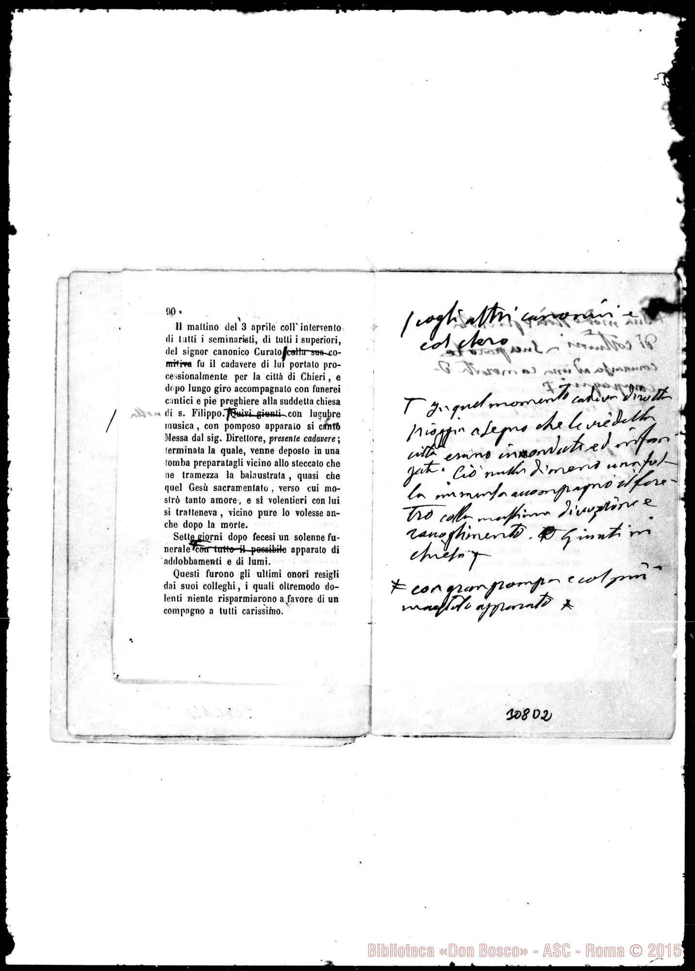 Fotogramma D 2 — Cenni sulla vita…» Bozze con correz. Bosco