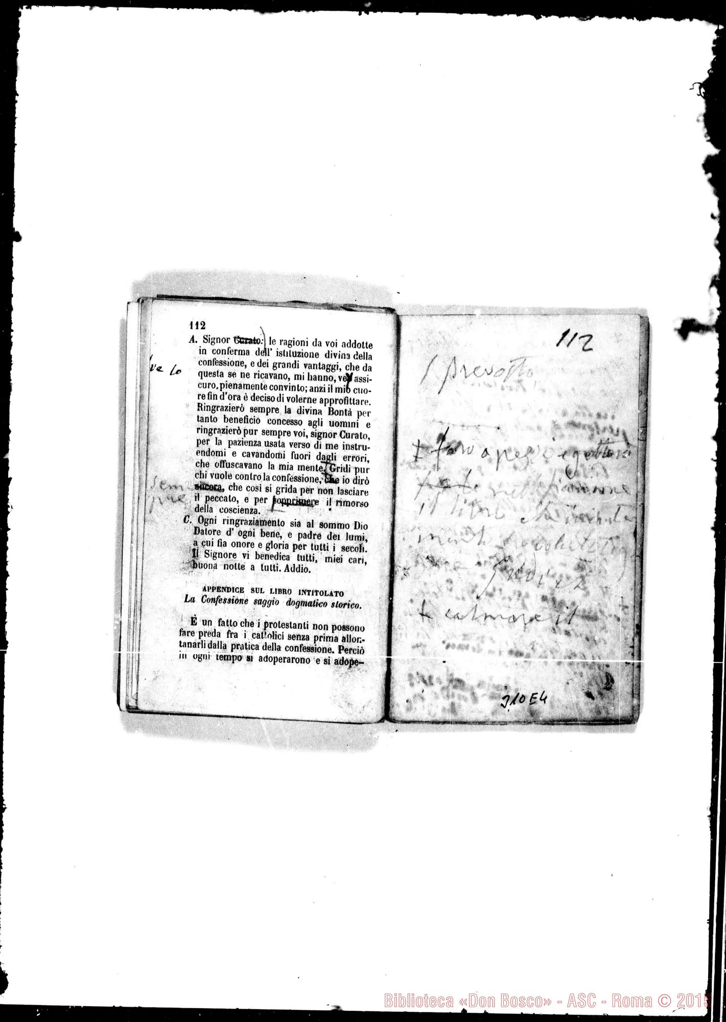 Fotogramma E 4 — Conversazioni tra un avvocato ed un curato. Stampato con correz. Bosco