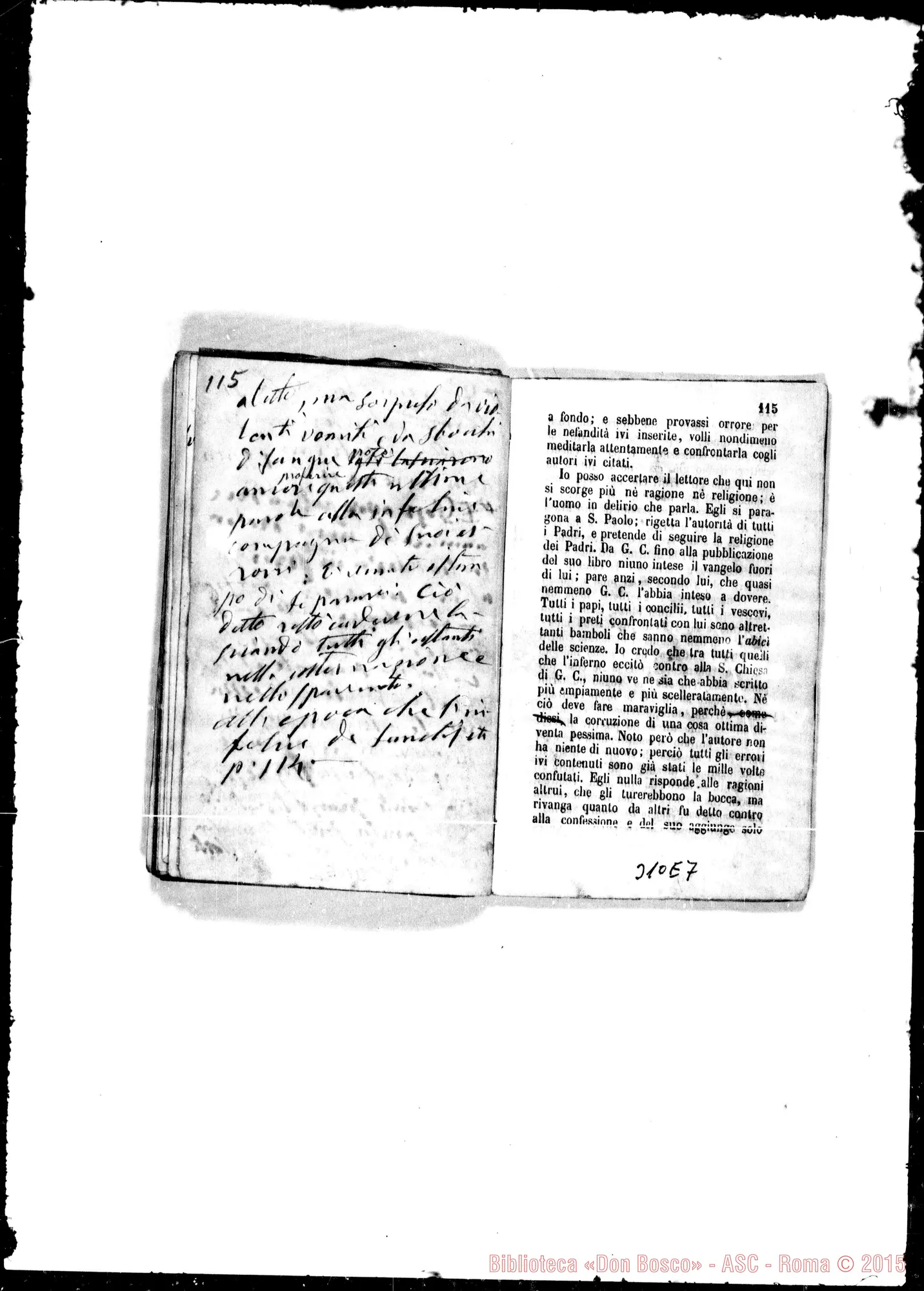 Fotogramma E 7 — Conversazioni tra un avvocato ed un curato. Stampato con correz. Bosco