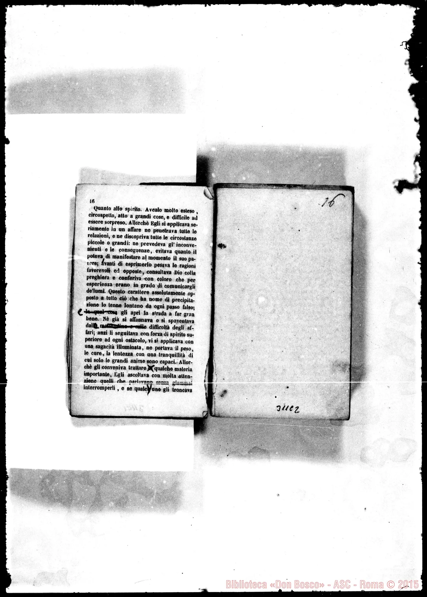 Fotogramma C 2 — Cristiano guidato alla virtù. Ed. con correz. per nuova ed. Autogr. Bosco