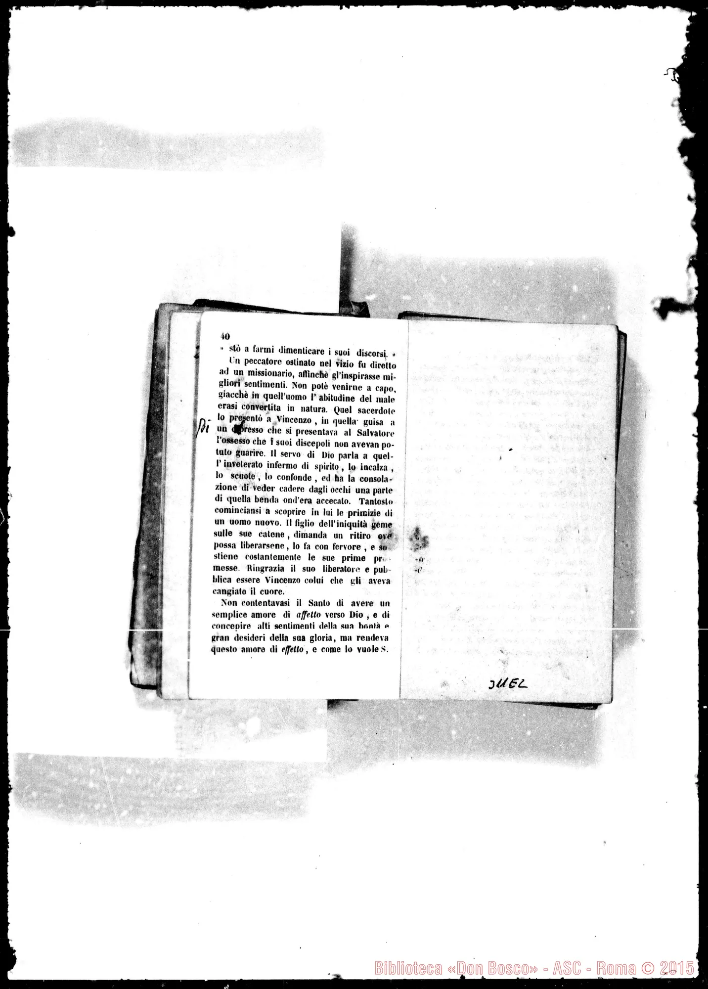 Fotogramma E 2 — Cristiano guidato alla virtù. Ed. con correz. per nuova ed. Autogr. Bosco