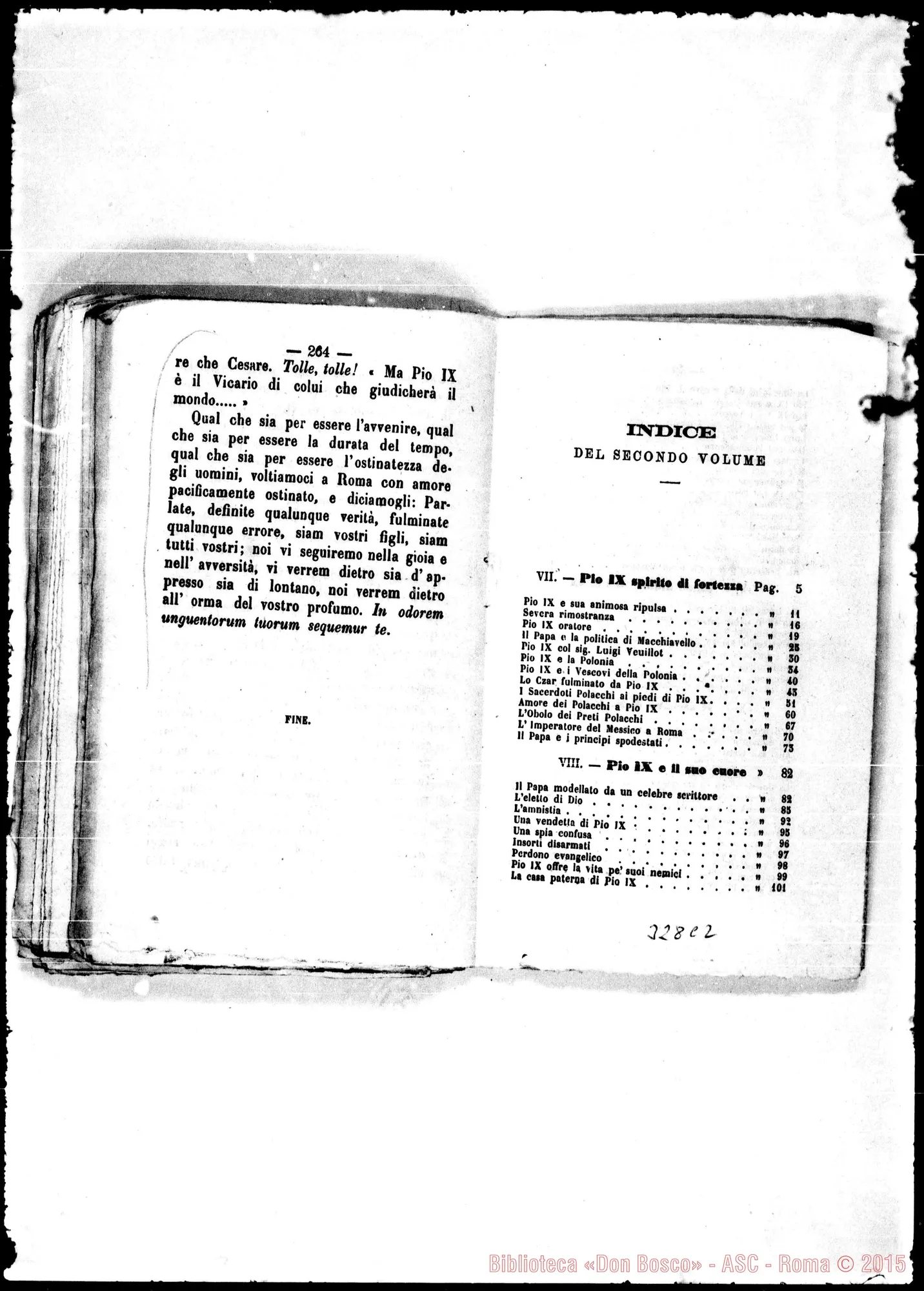 Fotogramma C 2 — Lo spirito E il cuore di Pio Nono. Stampato