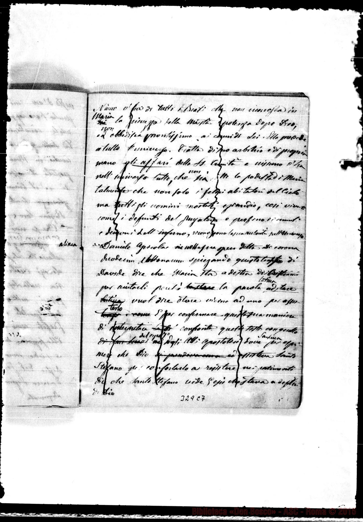 Fotogramma C 7 — Maraviglie della Madre di Dio… Ms. con correz. E aggiunte Bosco