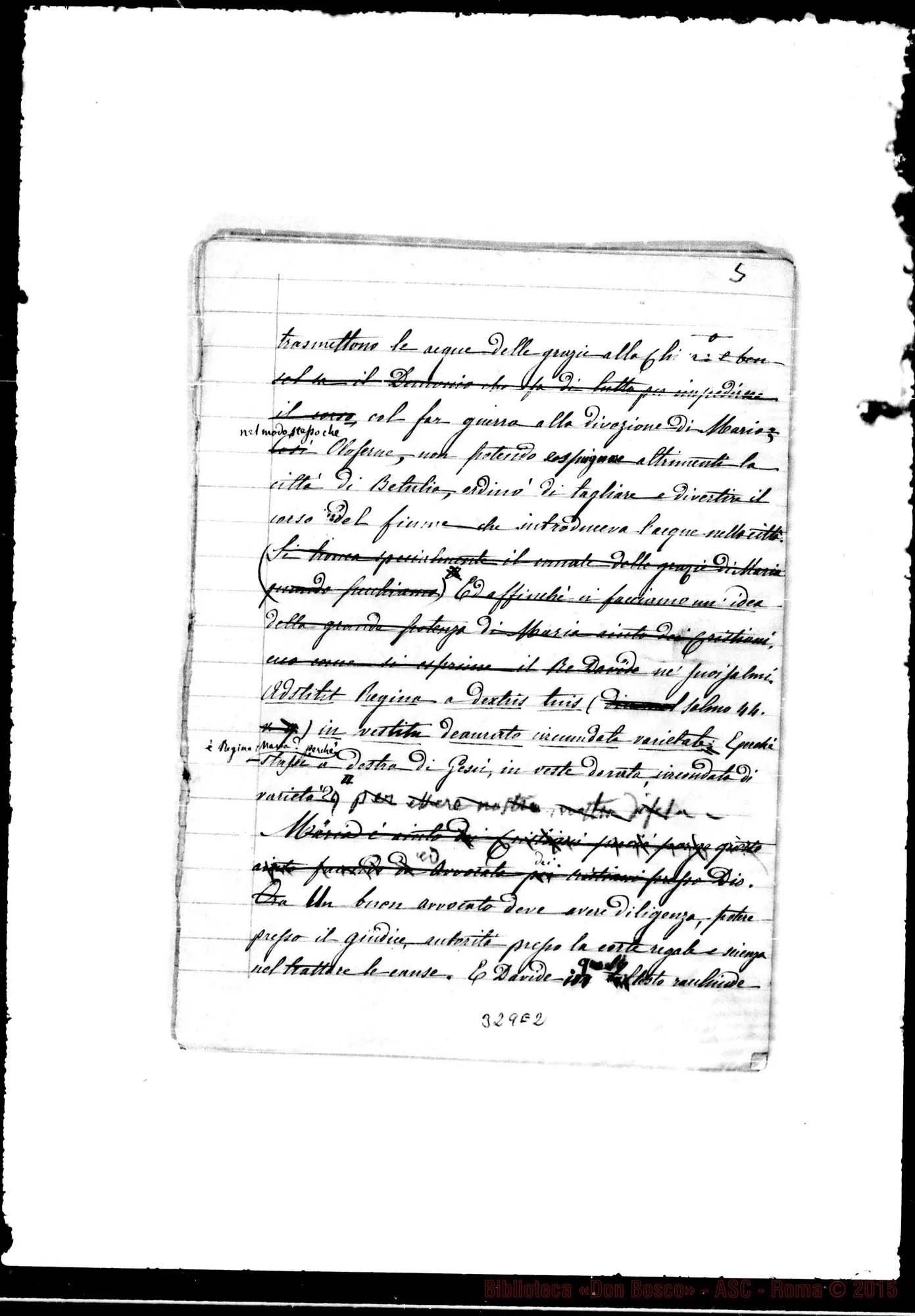 Fotogramma E 2 — Maraviglie della Madre di Dio… Ms. con correz. E aggiunte Bosco