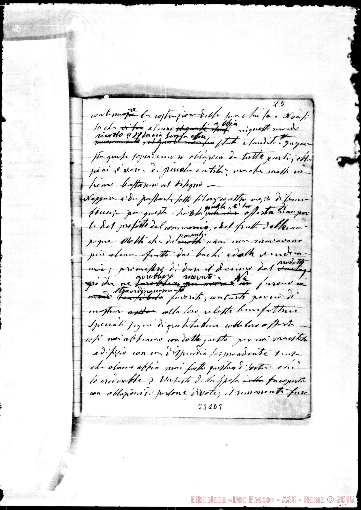 Fotogramma D 9 — Divozione E progetto di una chiesa… Ms. Bosco