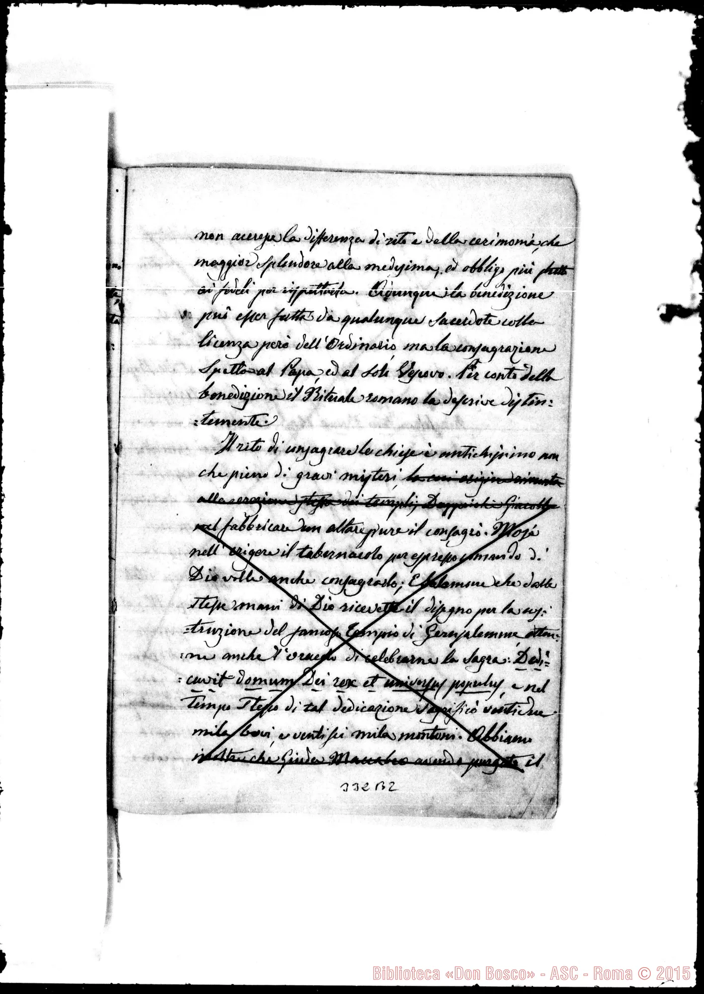 Fotogramma B 2 — Divozione E progetto di una chiesa… Ms. Bosco
