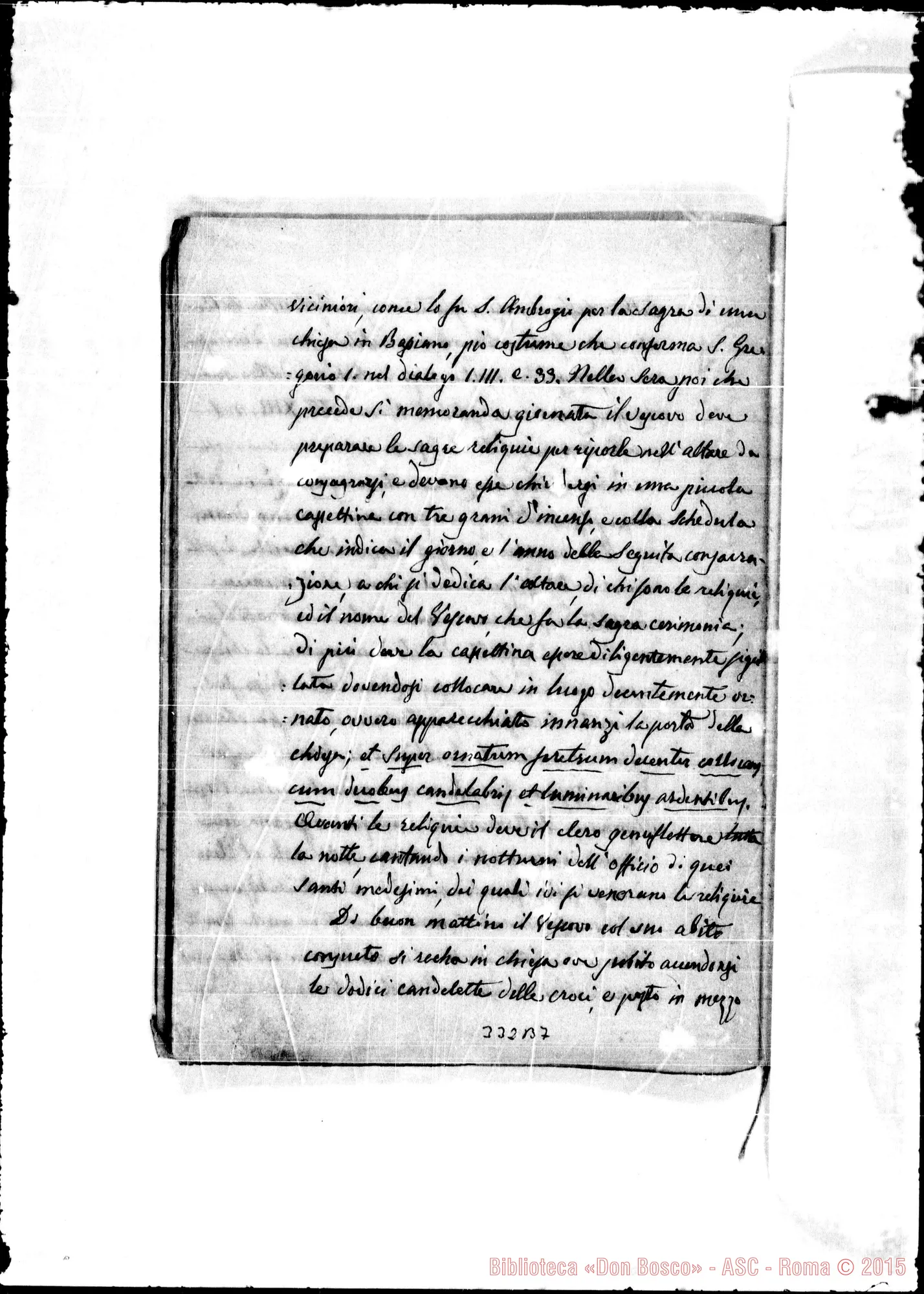 Fotogramma B 7 — Divozione E progetto di una chiesa… Ms. Bosco