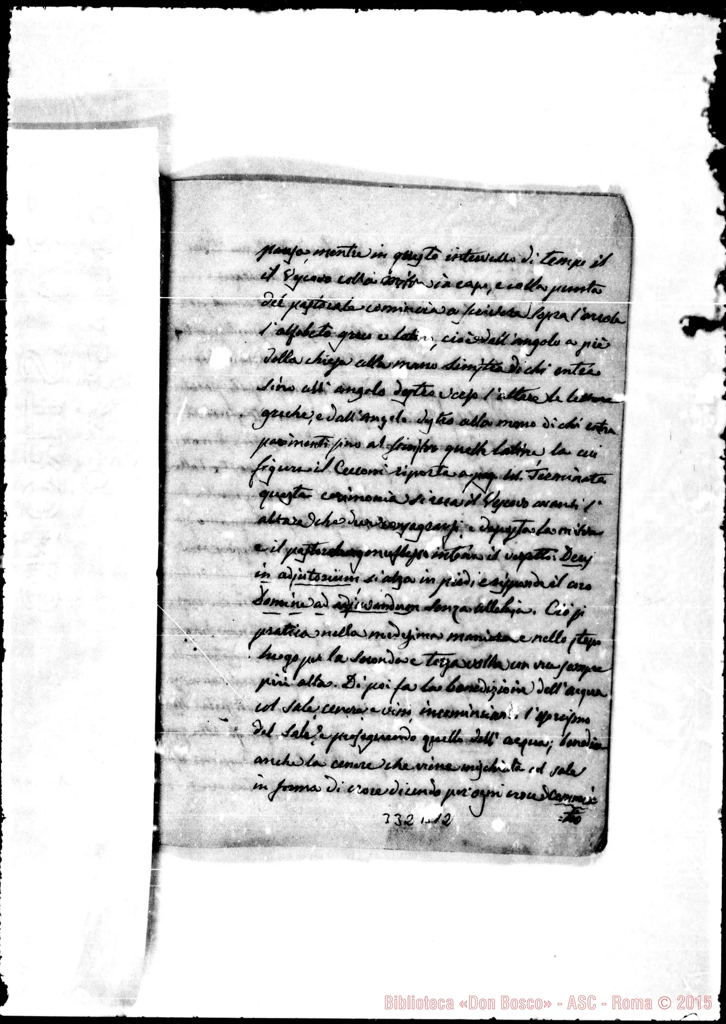 Fotogramma B 12 — Divozione E progetto di una chiesa… Ms. Bosco